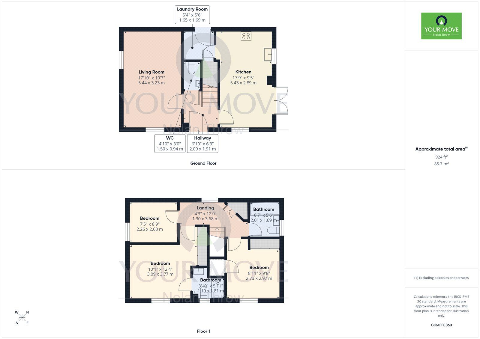 Floorplan of 3 bedroom Detached House for sale, Turnside Street, Buckingham, Buckinghamshire, MK18