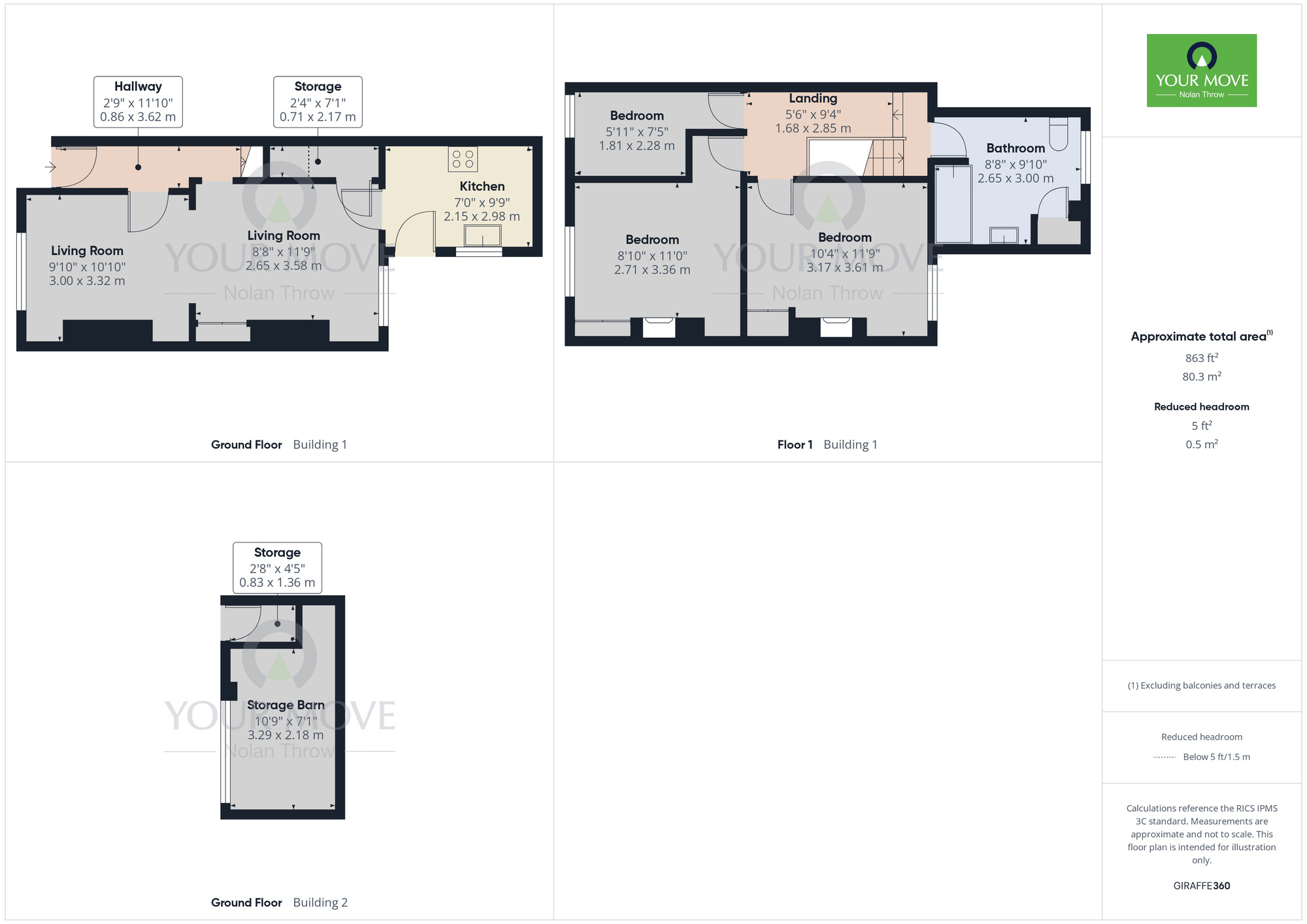 Floorplan of 3 bedroom Mid Terrace House for sale, Nelson Street, Kettering, Northamptonshire, NN16