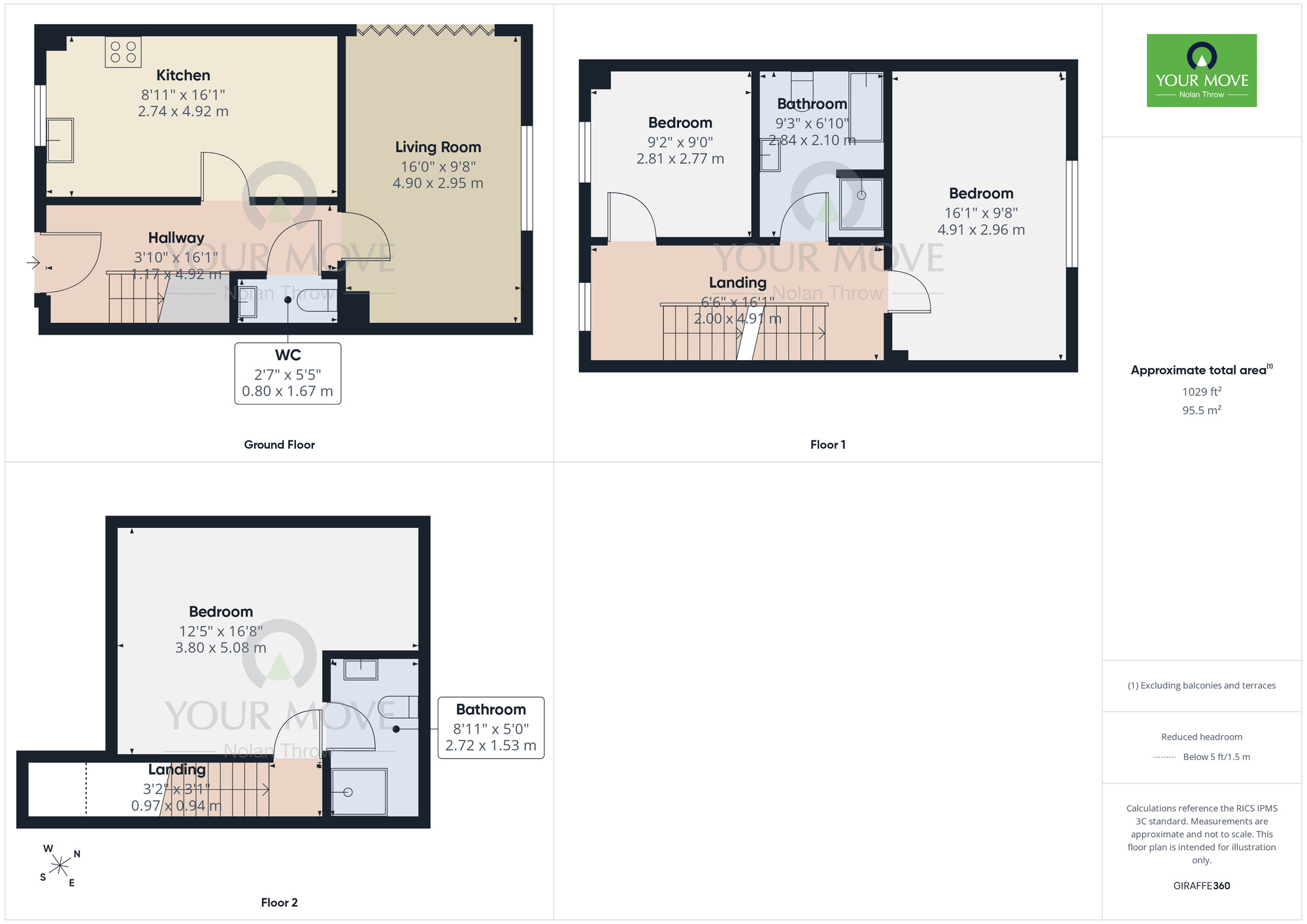 Floorplan of 3 bedroom Mid Terrace House for sale, Shelley Street, Poets Corner, Northampton, Northamptonshire, NN2