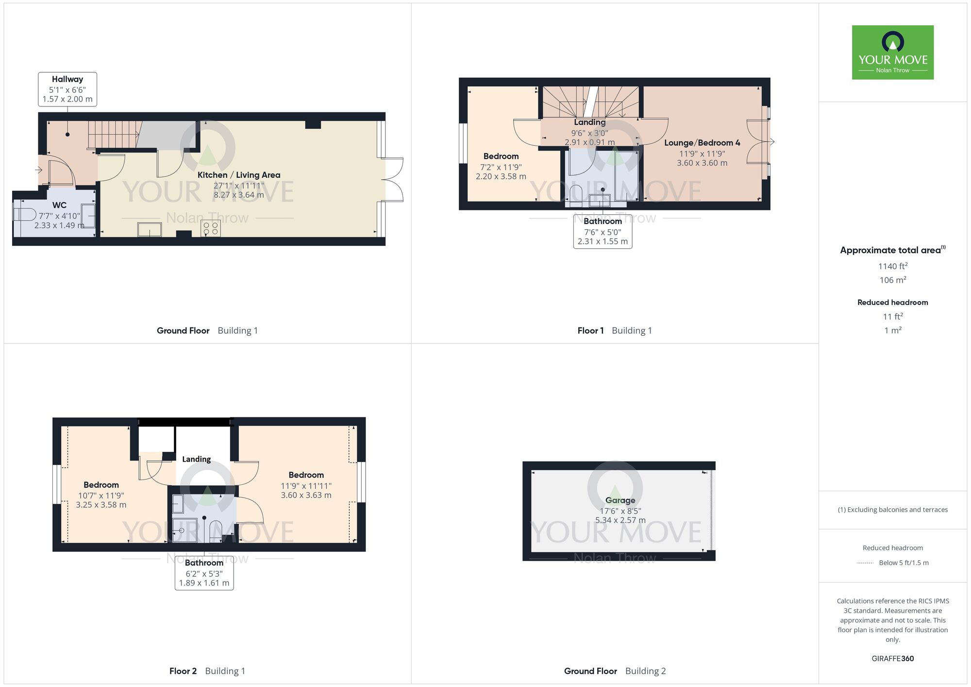 Floorplan of 3 bedroom Mid Terrace House for sale, Thistle Drive, Desborough, Northamptonshire, NN14