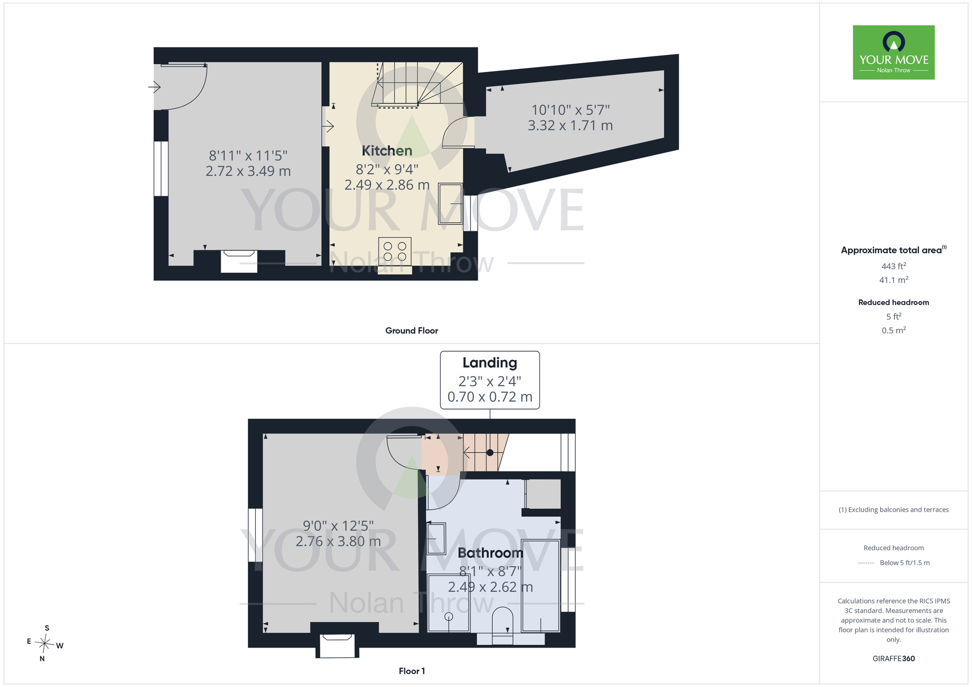 Floorplan of 1 bedroom Mid Terrace House to rent, Stoke Hill, Oundle, Northamptonshire, PE8