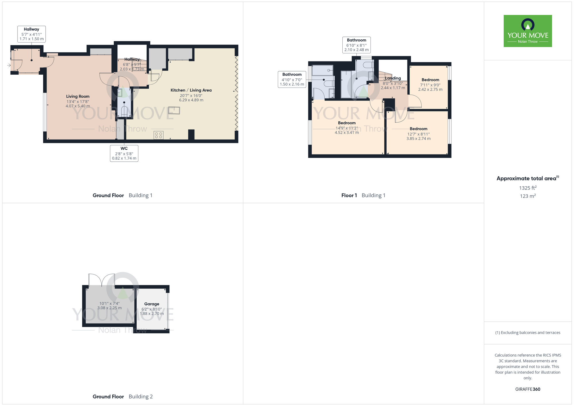 Floorplan of 3 bedroom Semi Detached House for sale, St. Marys Way, Roade, Northamptonshire, NN7