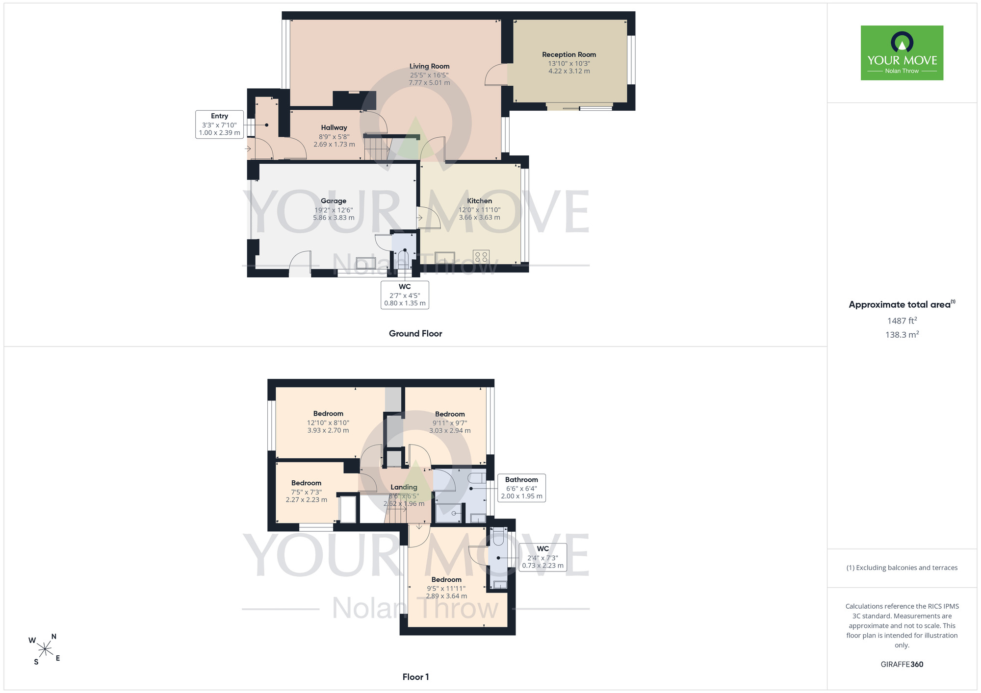 Floorplan of 4 bedroom Detached House for sale, Hyde Road, Roade, Northamptonshire, NN7