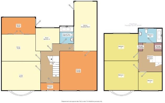 Floorplan of 3 bedroom Detached House for sale, The Avenue, St. Pauls Cray, Orpington, BR5