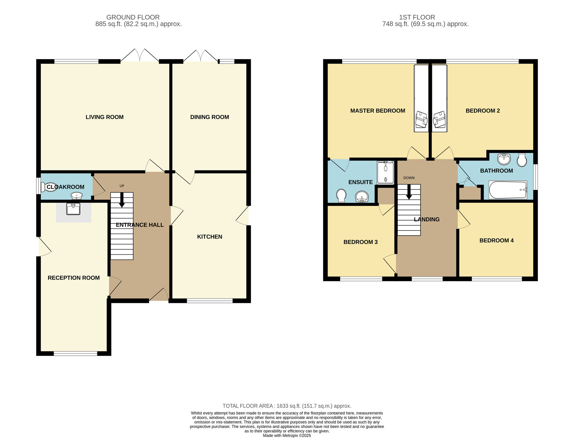Floorplan of 4 bedroom Detached House for sale, Edith Road, Orpington, BR6