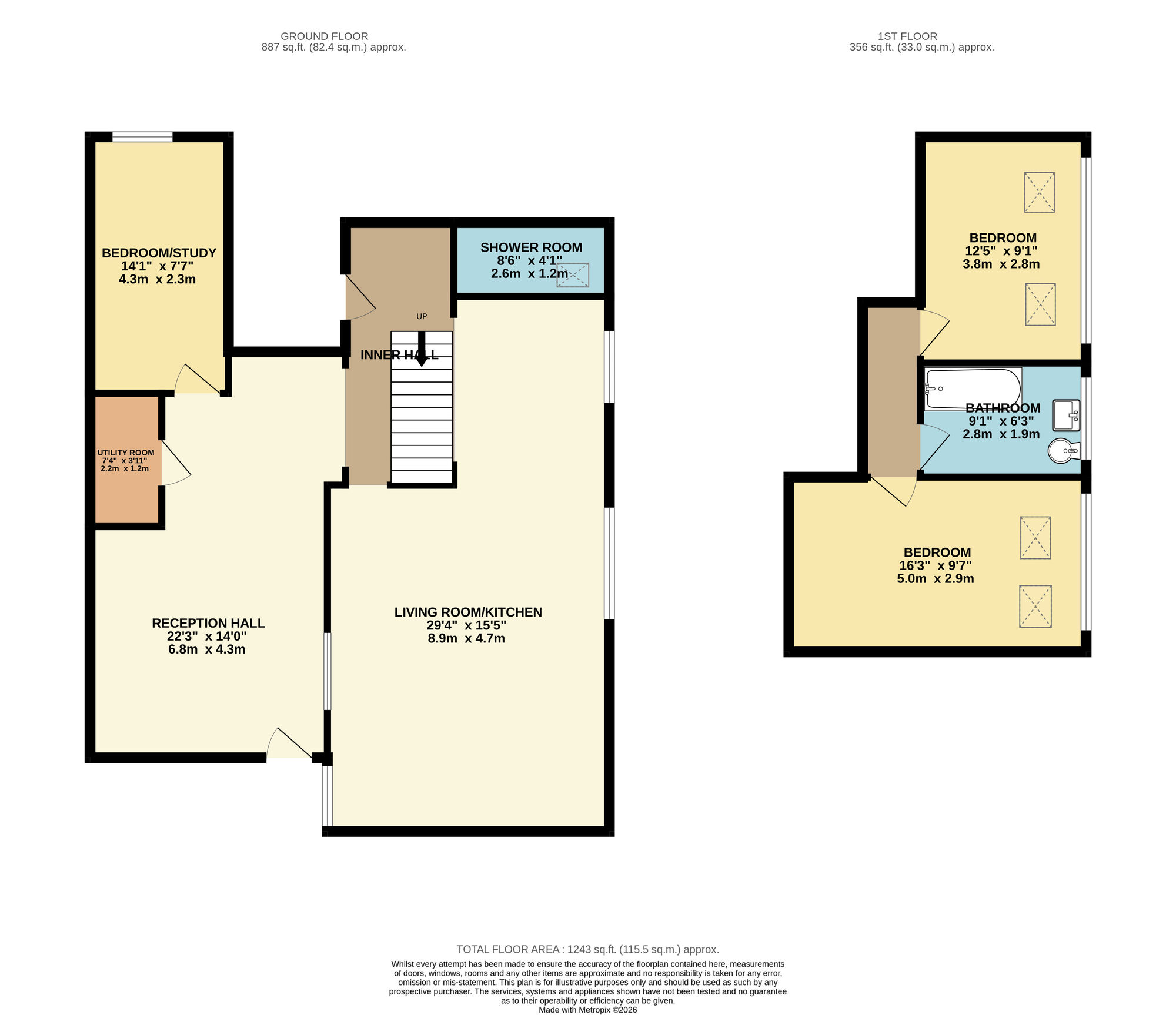 Floorplan of 3 bedroom House for sale, Main Road, Orpington, BR5