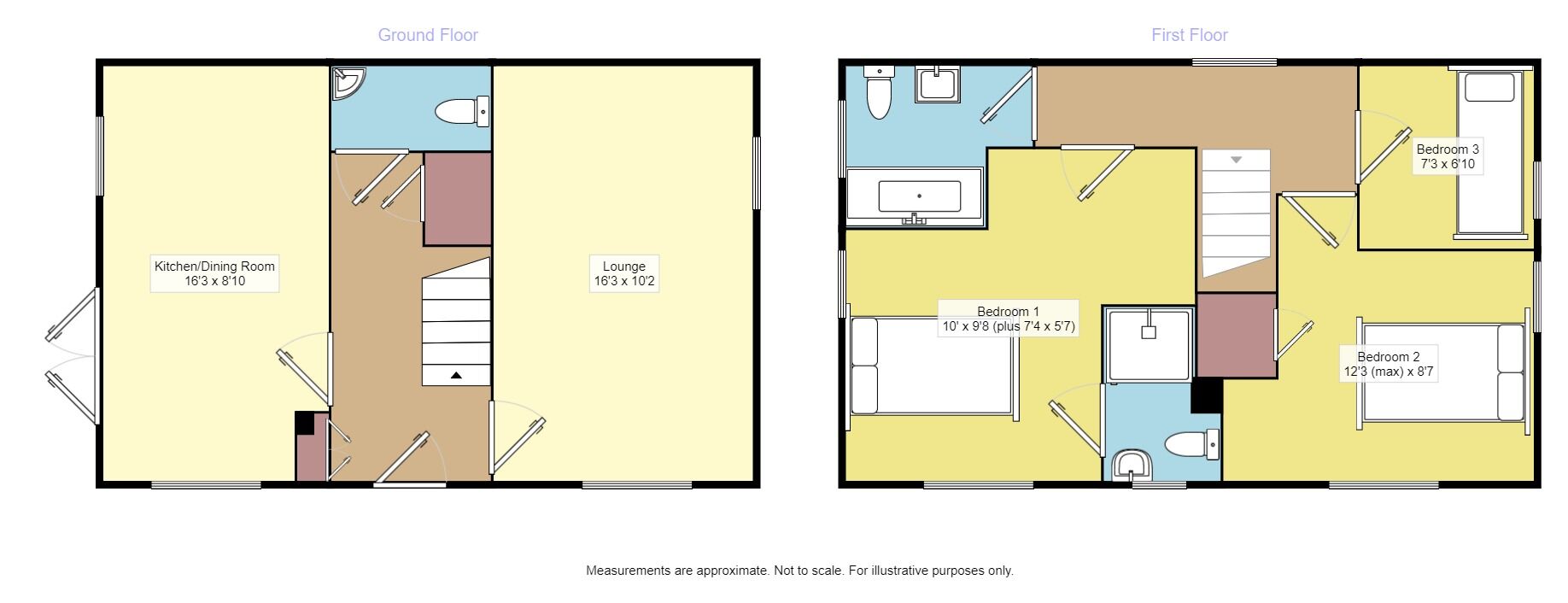 Floorplan of 3 bedroom Detached House to rent, Cowshall Crescent, Eastbourne, BN22