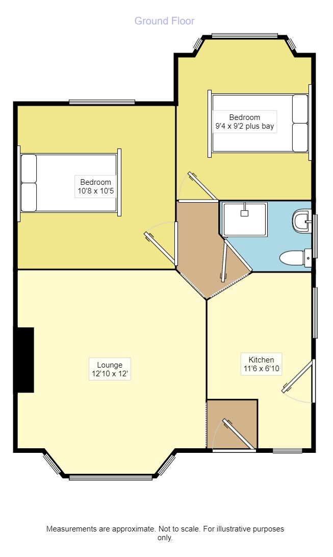 Floorplan of 2 bedroom Semi Detached Bungalow to rent, Station Road, Polegate, East Sussex, BN26