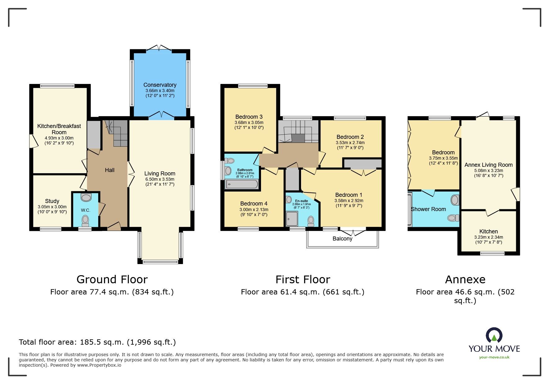 Floorplan of 4 bedroom Detached House for sale, Buttercup Drive, Polegate, East Sussex, BN26