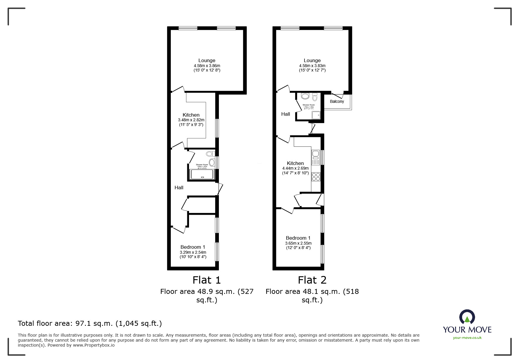 Floorplan of 2 bedroom End Terrace House for sale, Turner Street, Ramsgate, Kent, CT11