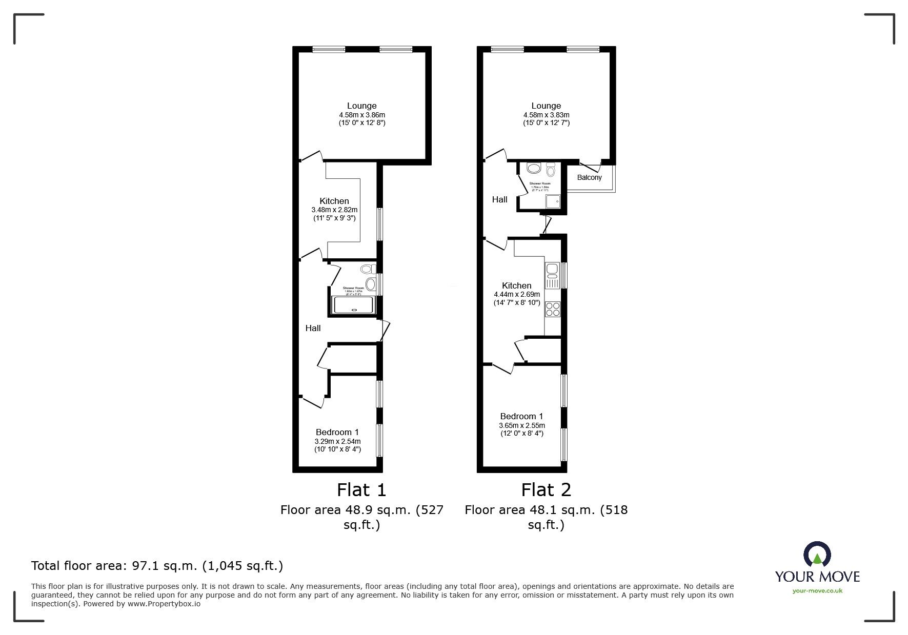 Floorplan of 2 bedroom End Terrace House for sale, Turner Street, Ramsgate, Kent, CT11