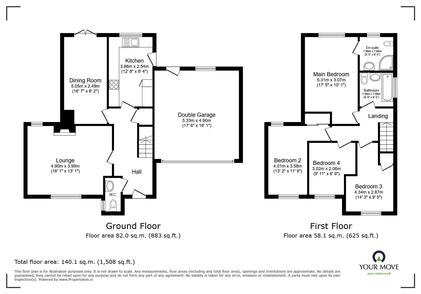 Floorplan of 4 bedroom Detached House for sale, Nethercourt Farm Road, Ramsgate, Kent, CT11