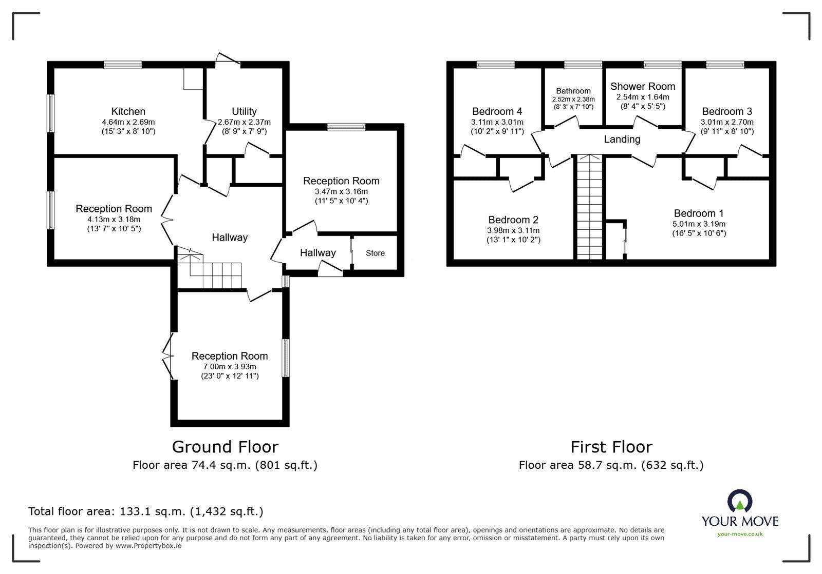 Floorplan of 4 bedroom Detached House to rent, College Road, Ramsgate, Kent, CT11