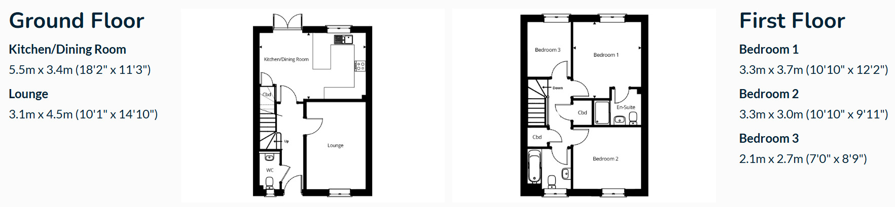 Floorplan of 3 bedroom Semi Detached House for sale, Stapleton Way, Exeter, Devon, EX2