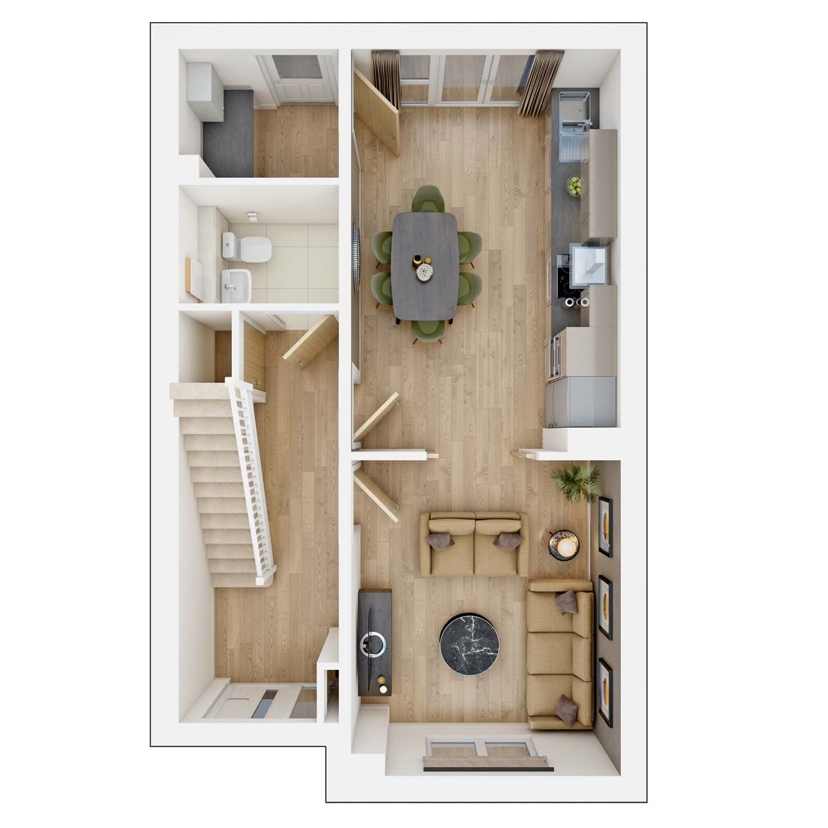 Floorplan of 3 bedroom Detached House for sale, Minterne Avenue,, Borden, Kent, ME10