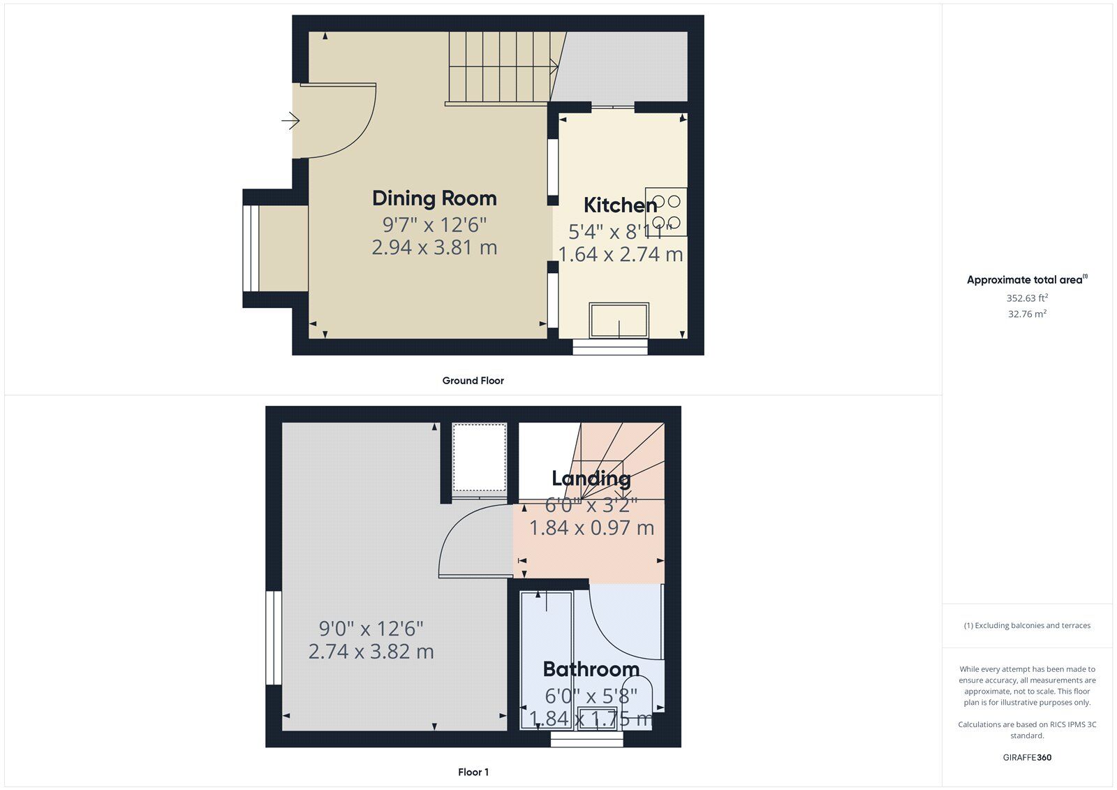 Floorplan of 1 bedroom  House to rent, Juniper Way, Harold Wood, Romford, RM3