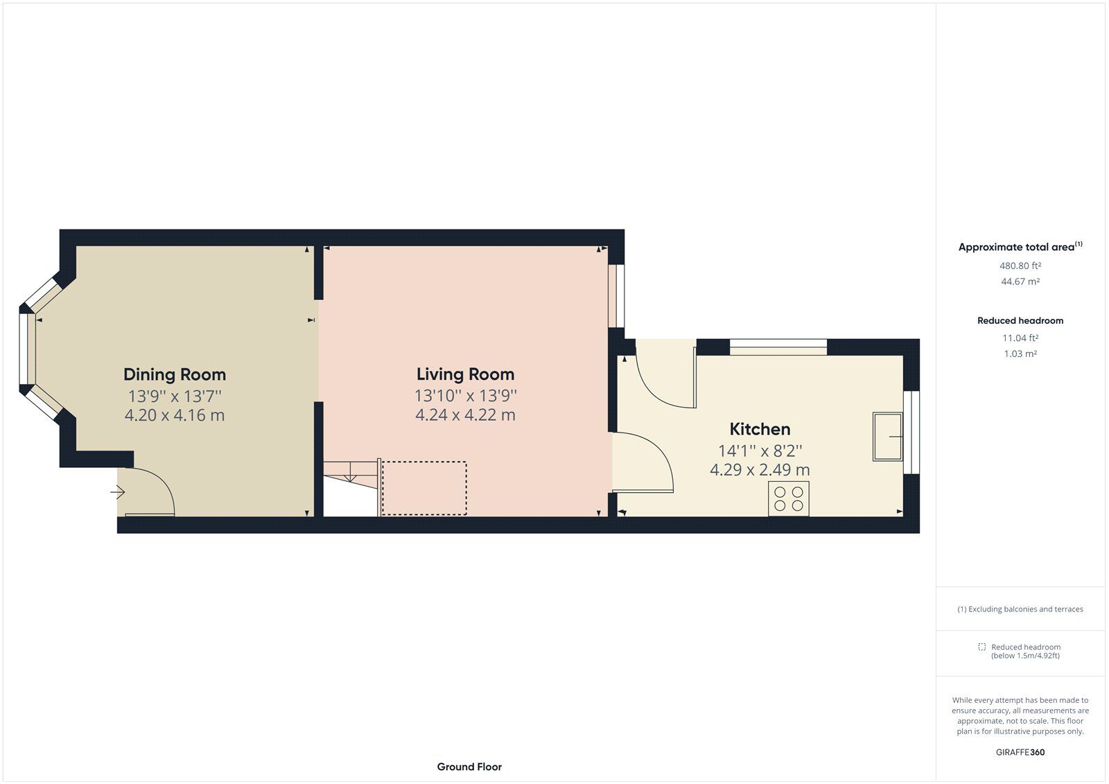 Floorplan of 3 bedroom Semi Detached House to rent, Park Lane, Hornchurch, Essex, RM11