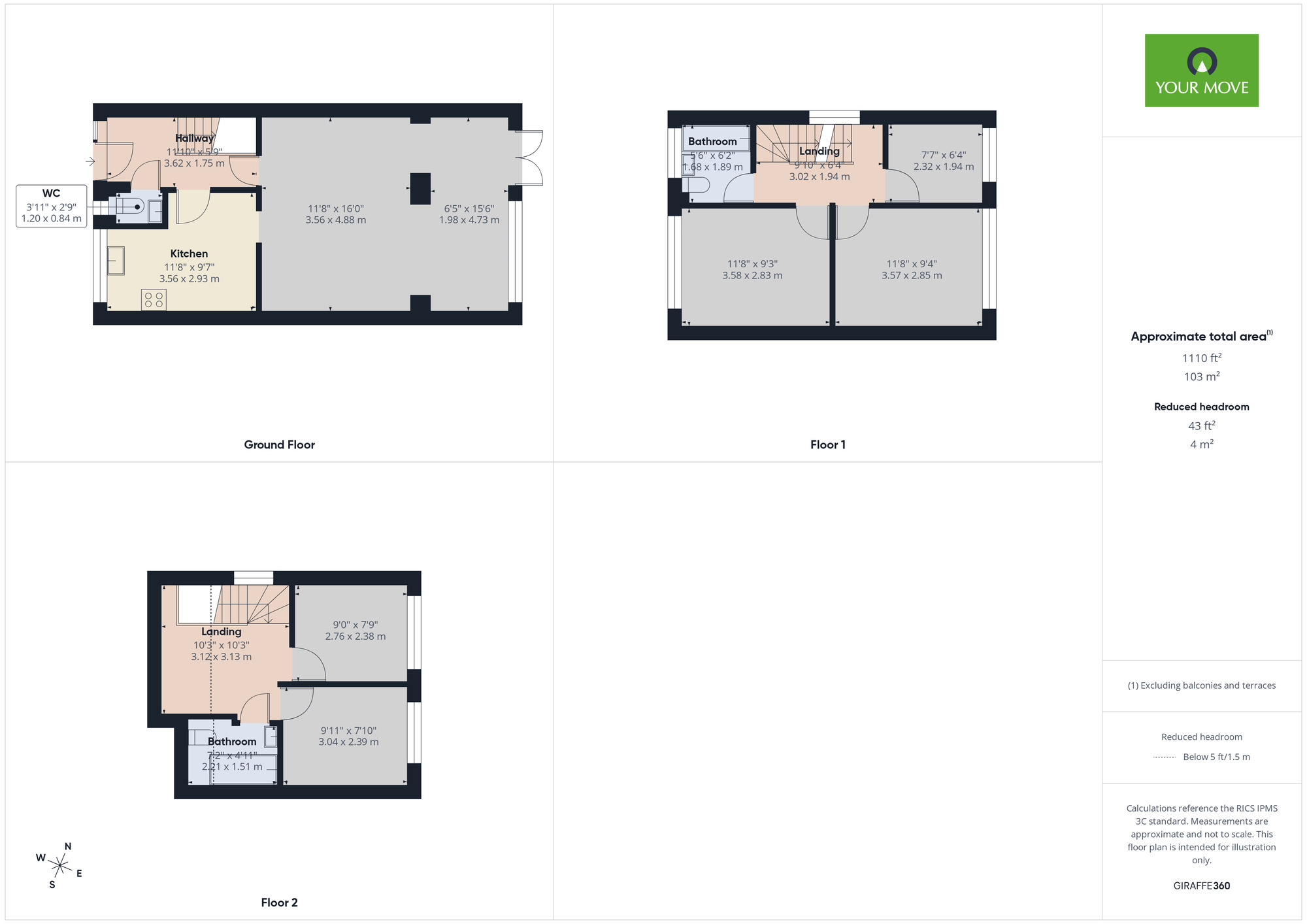 Floorplan of 5 bedroom Semi Detached House to rent, A 28 Rosedale Road, Romford, RM1