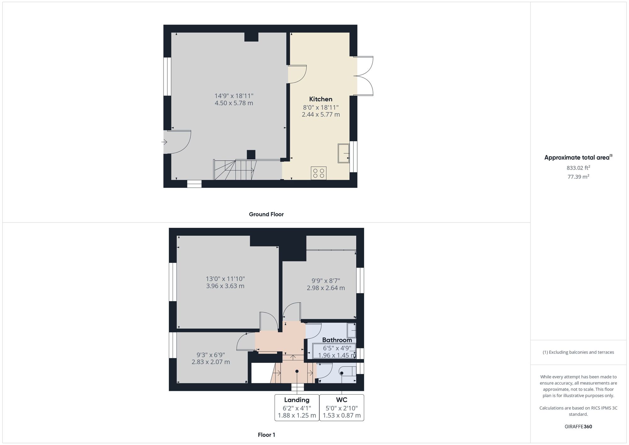 Floorplan of 3 bedroom Semi Detached House to rent, Jutsums Lane, Romford, RM7