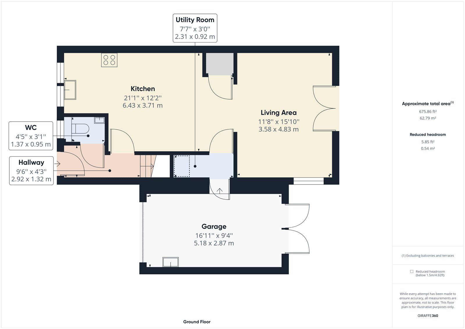 Floorplan of 5 bedroom Detached House to rent, Grover Gardens, Romford, RM5