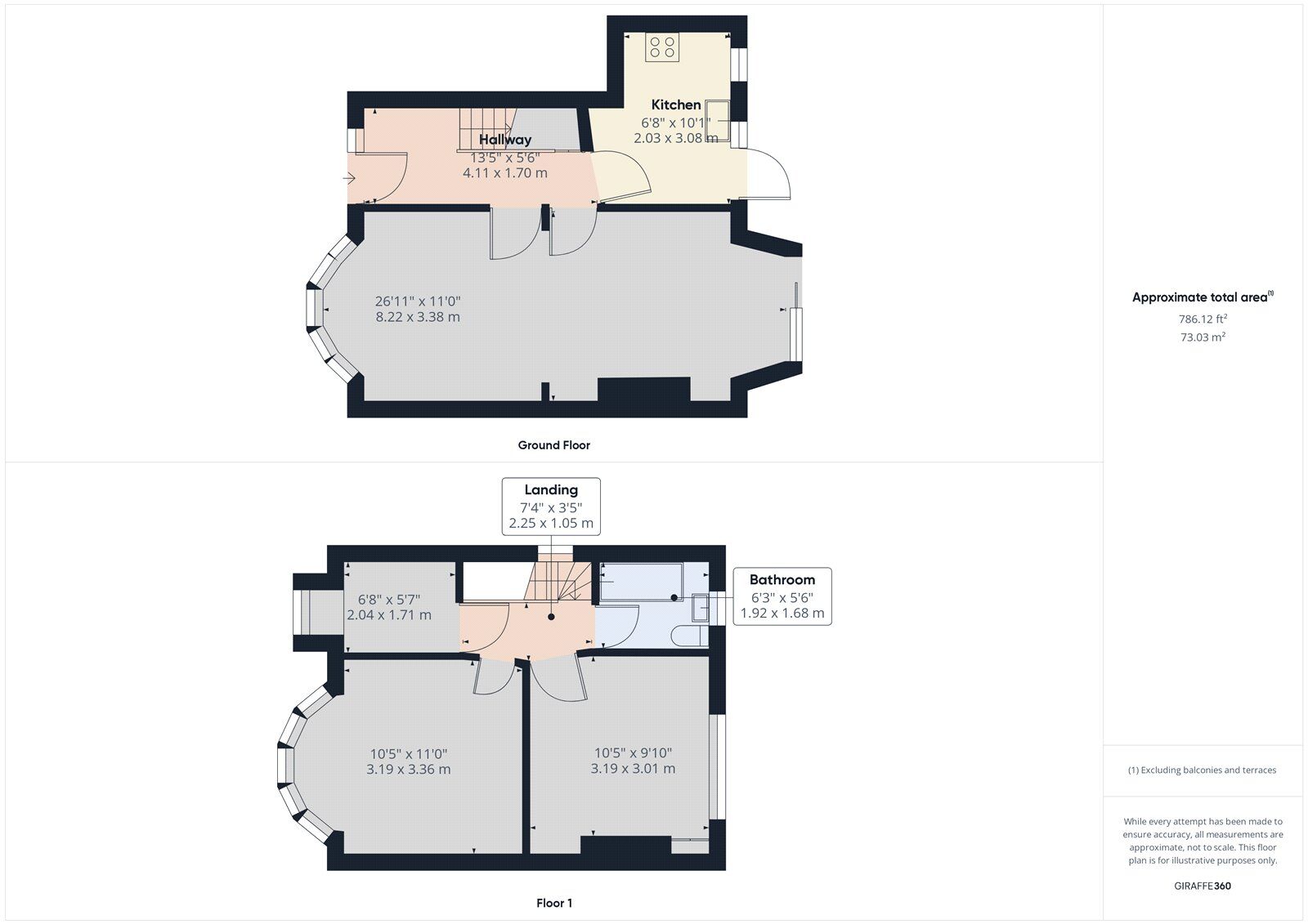 Floorplan of 3 bedroom Semi Detached House to rent, Penerley Road, Rainham, RM13