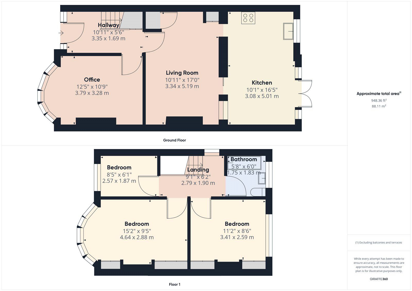 Floorplan of 3 bedroom Semi Detached House to rent, Westland Avenue, Hornchurch, RM11