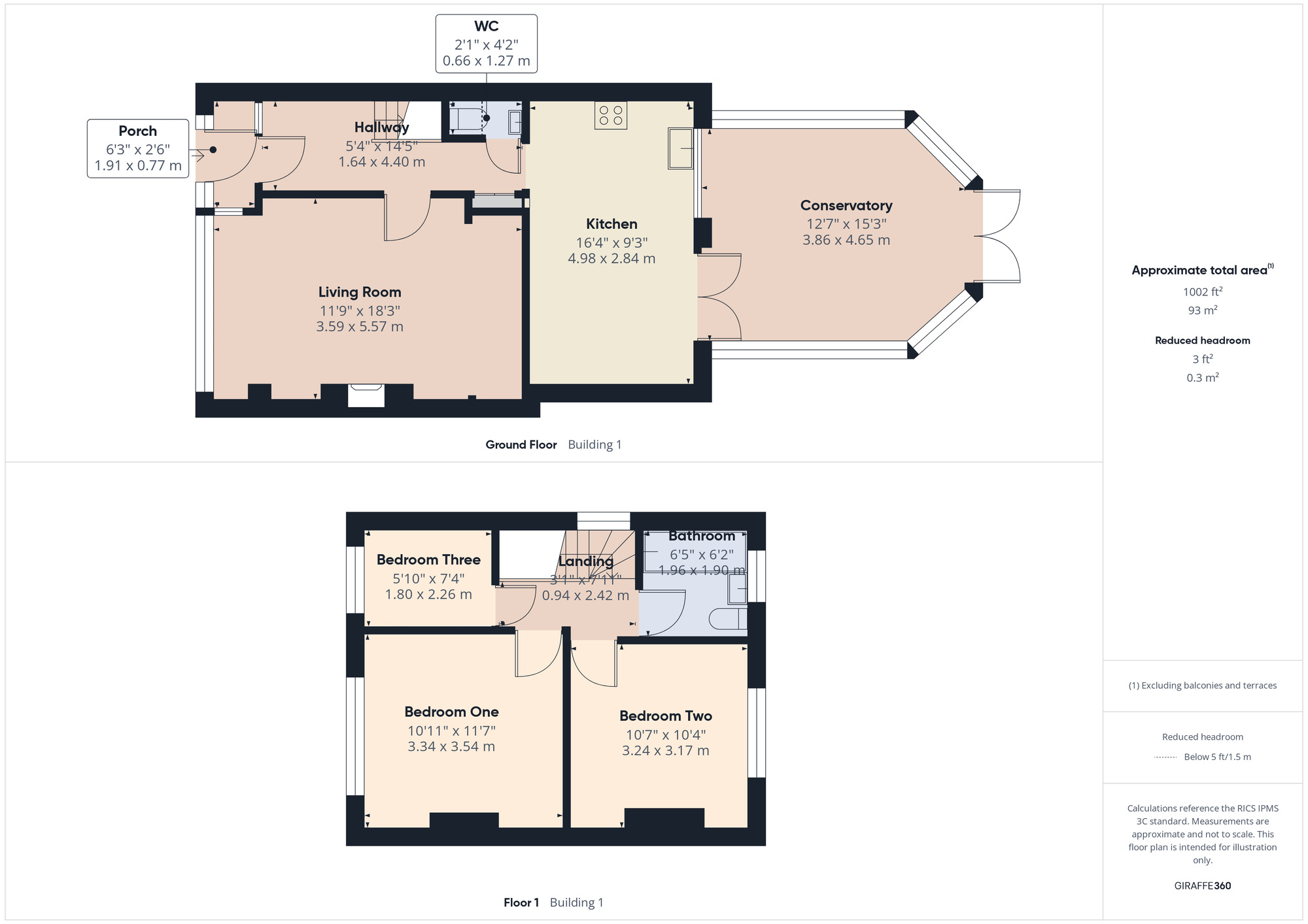 Floorplan of 3 bedroom End Terrace House for sale, London Road, Romford, RM7