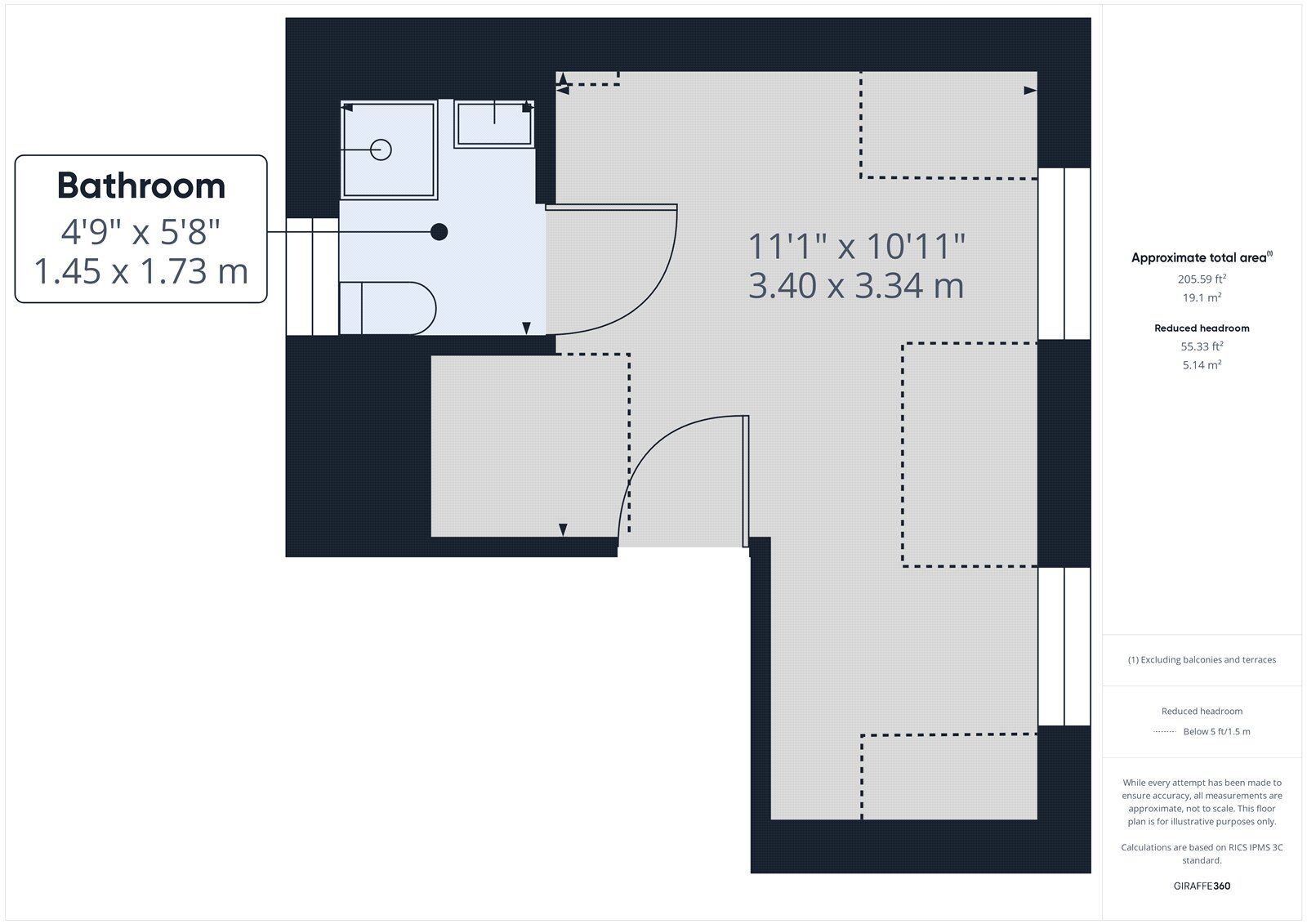 Floorplan of  Room to rent, Mawney Road, Romford, RM7
