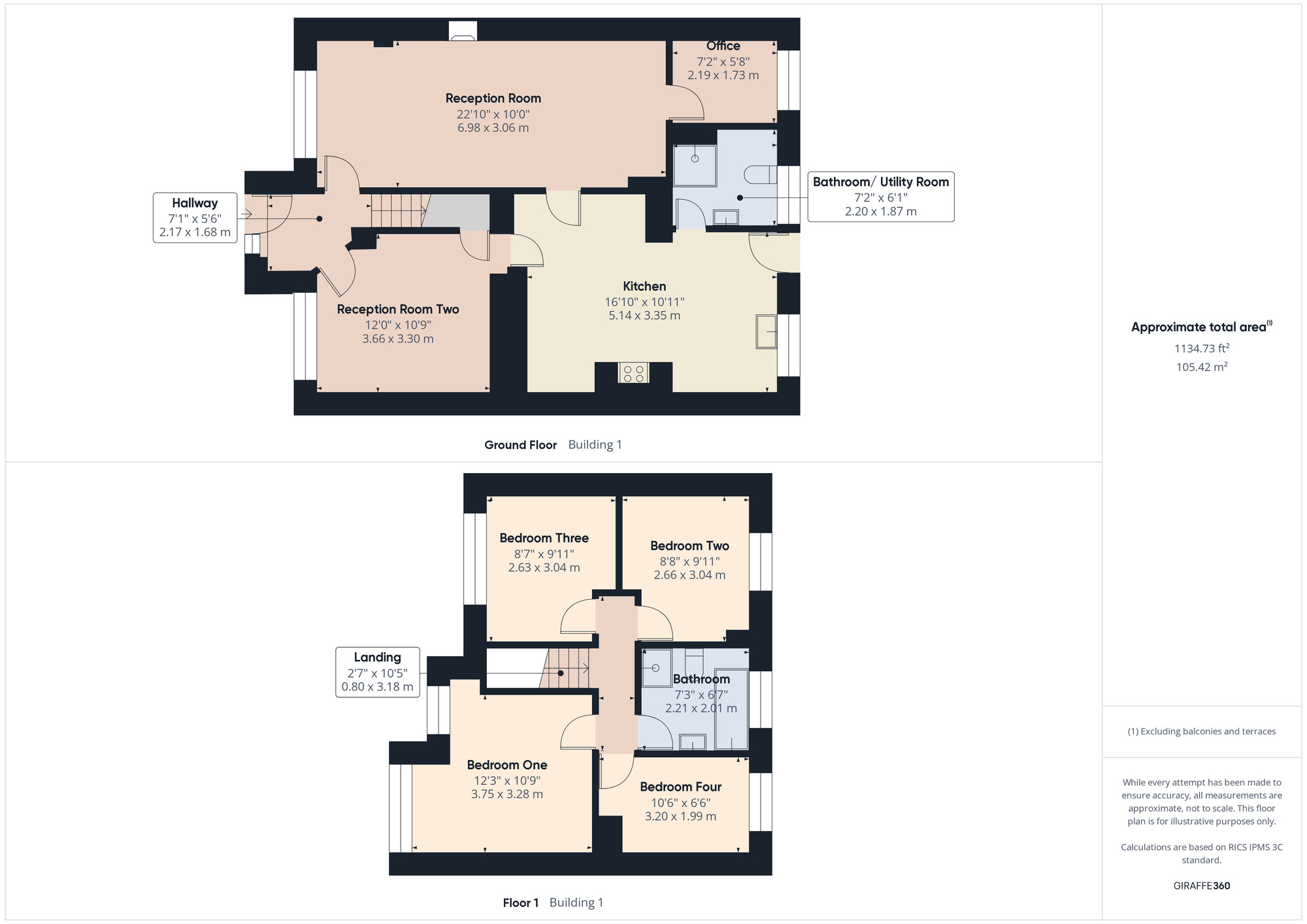 Floorplan of 4 bedroom Semi Detached House for sale, Elms Farm Road, Hornchurch, RM12