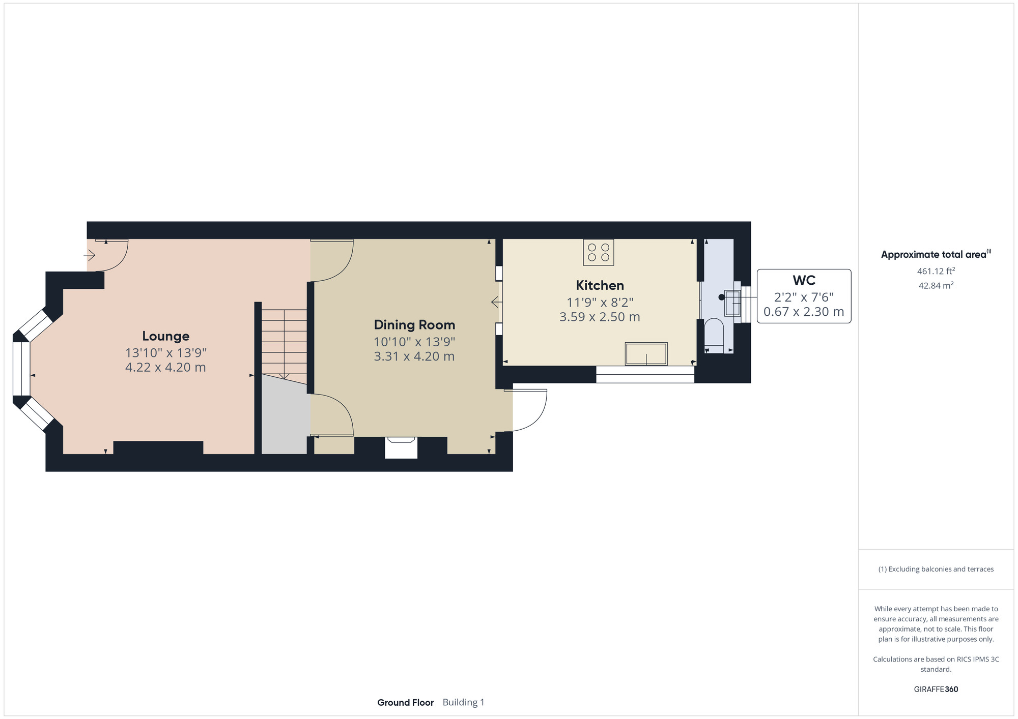 Floorplan of 2 bedroom Semi Detached House for sale, Park Lane, Hornchurch, RM11