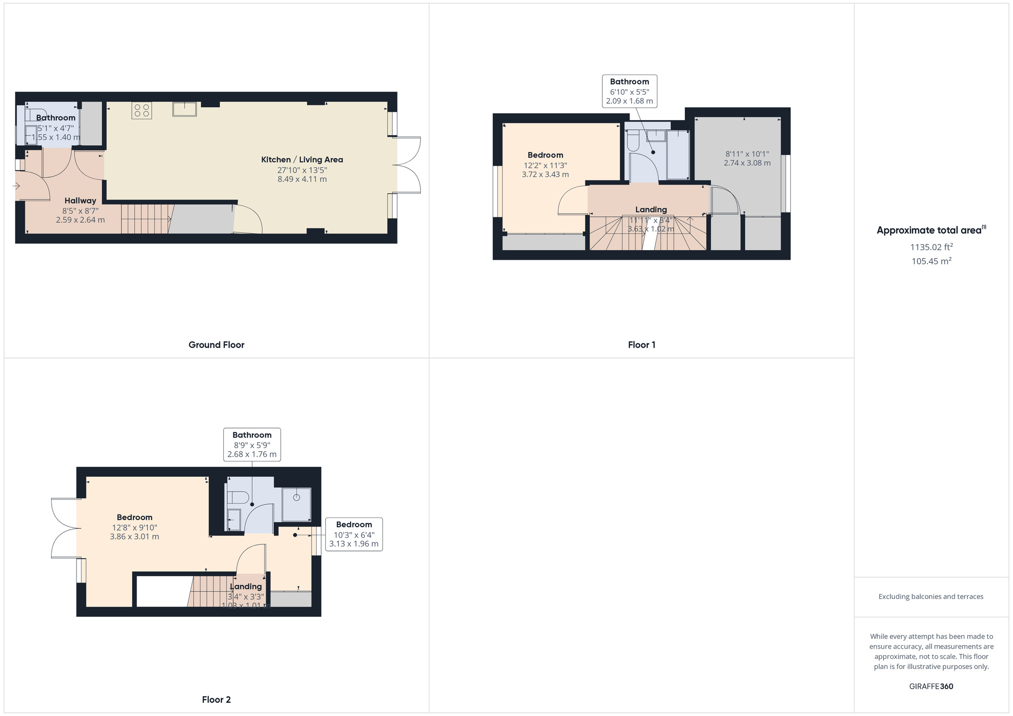 Floorplan of 3 bedroom  House to rent, Charlock Close, Romford, RM3