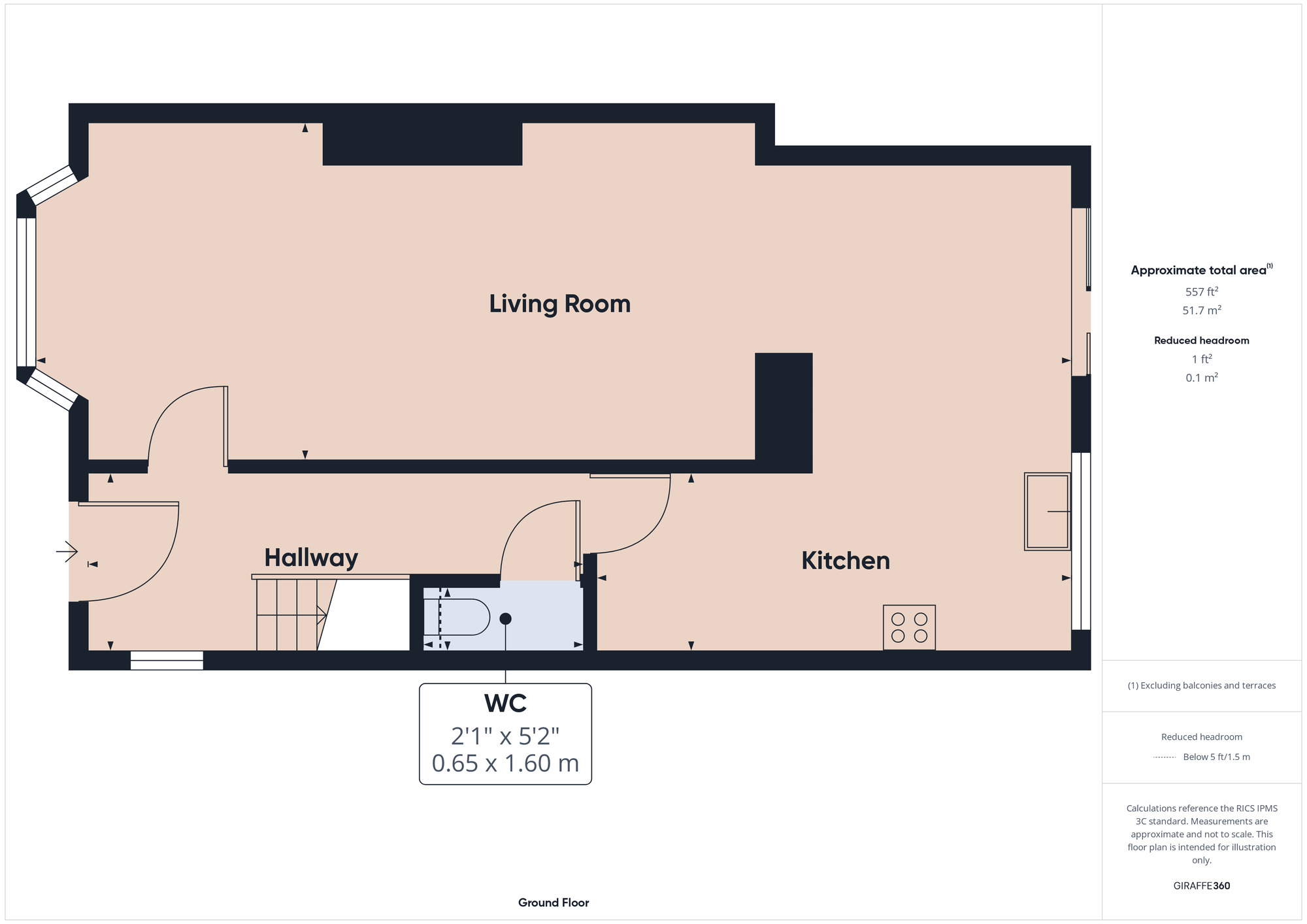 Floorplan of 3 bedroom Semi Detached House for sale, Hayes Drive, Rainham, RM13