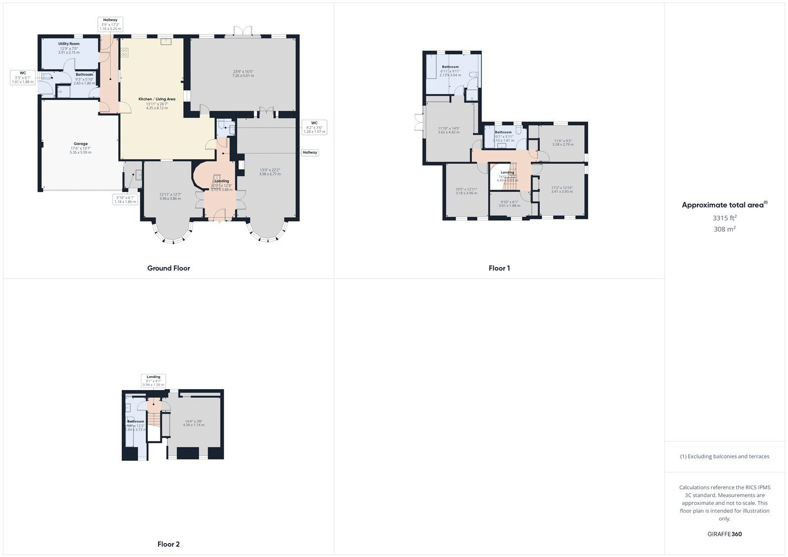 Floorplan of 6 bedroom Detached House to rent, Banyards, Hornchurch, RM11