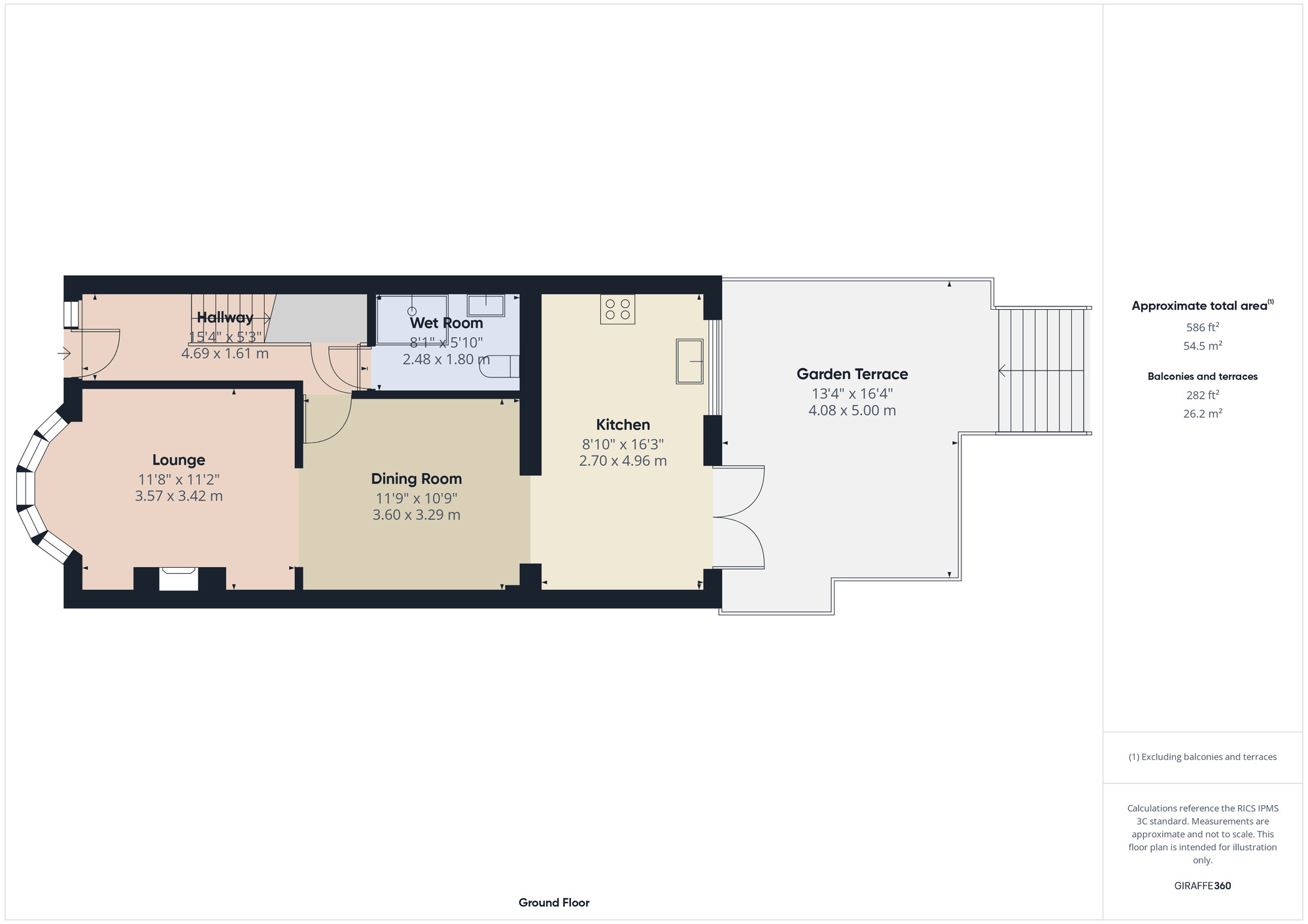 Floorplan of 3 bedroom Mid Terrace House for sale, Dorset Avenue, RM1