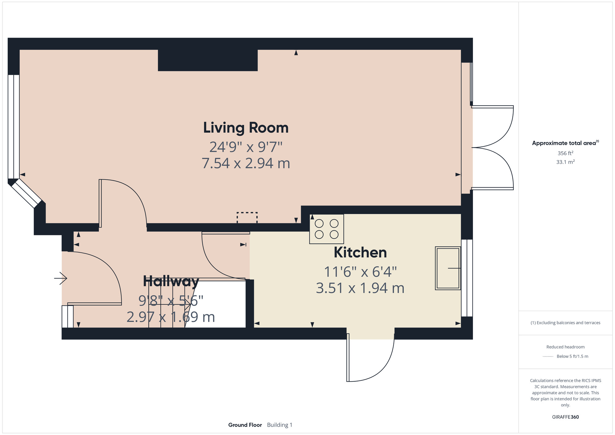 Floorplan of 4 bedroom End Terrace House for sale, Globe Road, Hornchurch, RM11