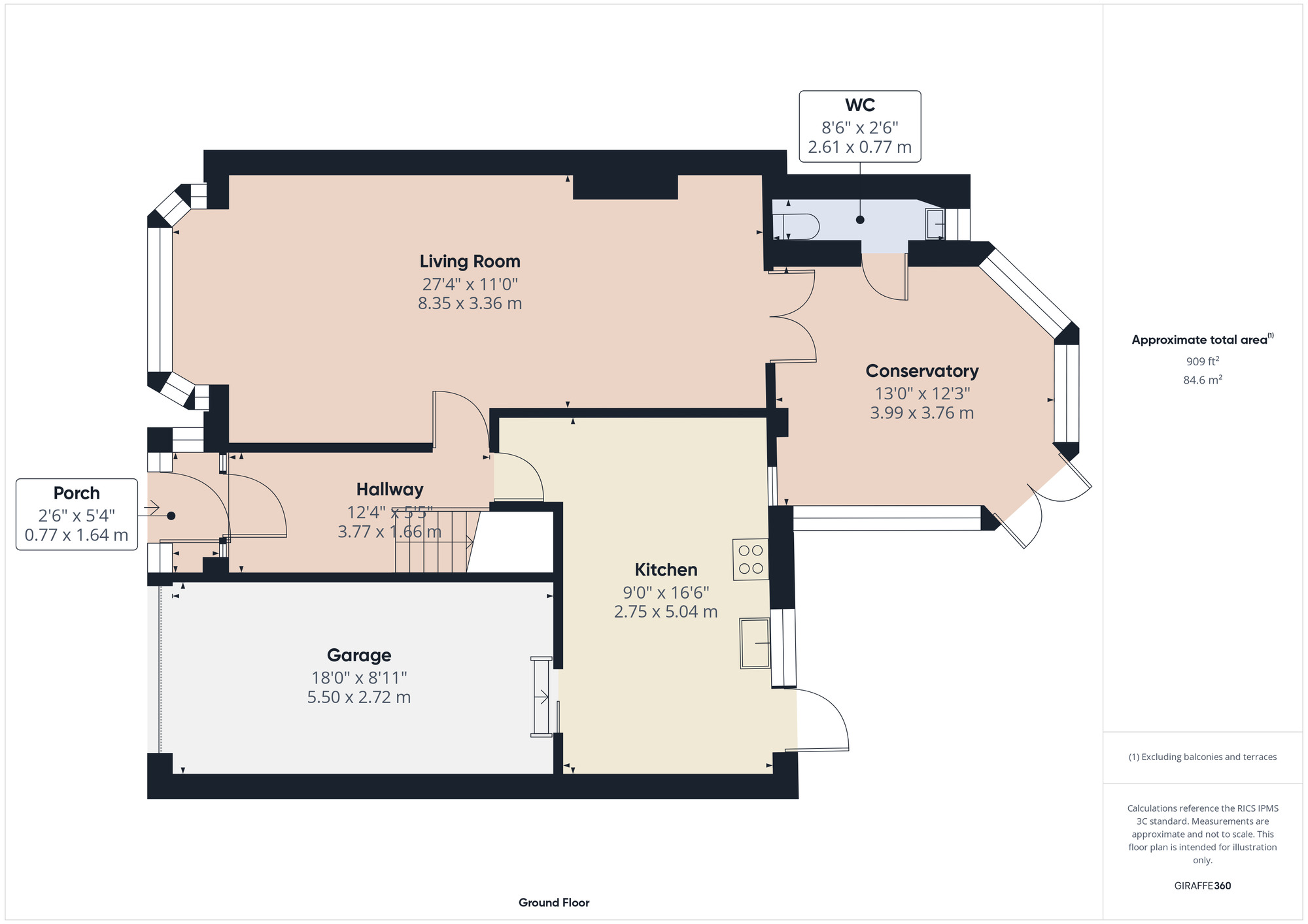 Floorplan of 4 bedroom End Terrace House for sale, Laurel Crescent, Romford, RM7