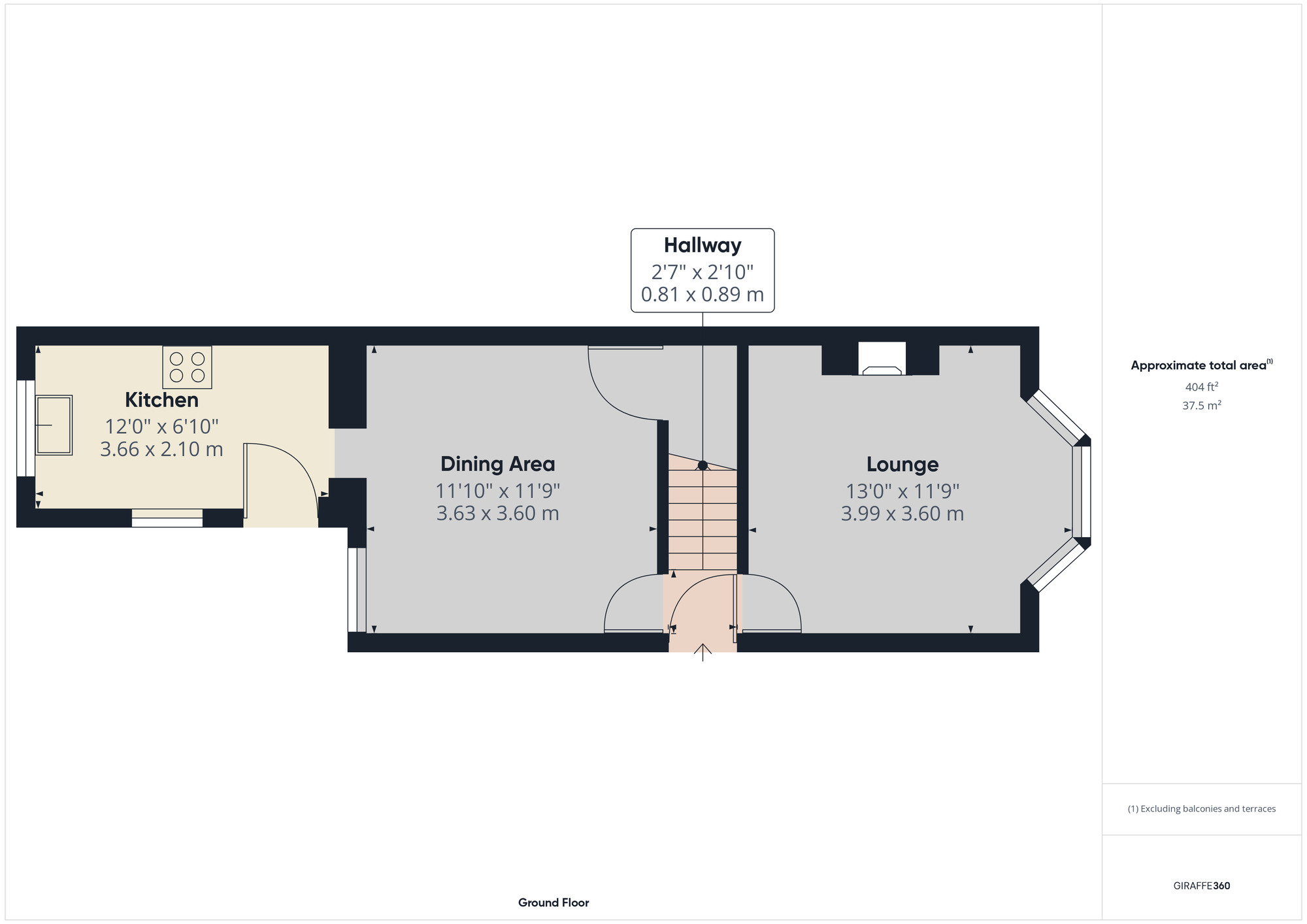 Floorplan of 3 bedroom Semi Detached House for sale, Willow Street, Romford, RM7