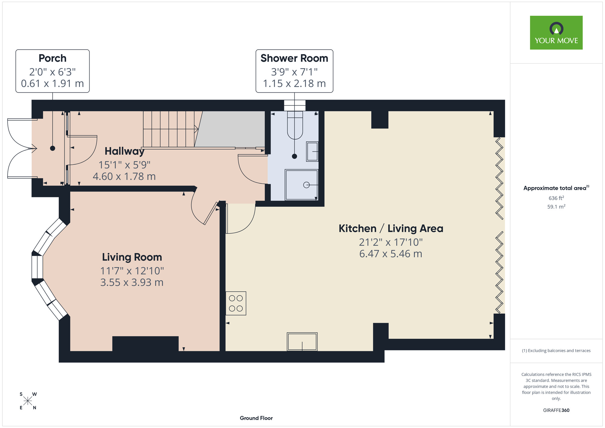 Floorplan of 4 bedroom End Terrace House for sale, Lyndhurst Drive, Hornchurch, RM11