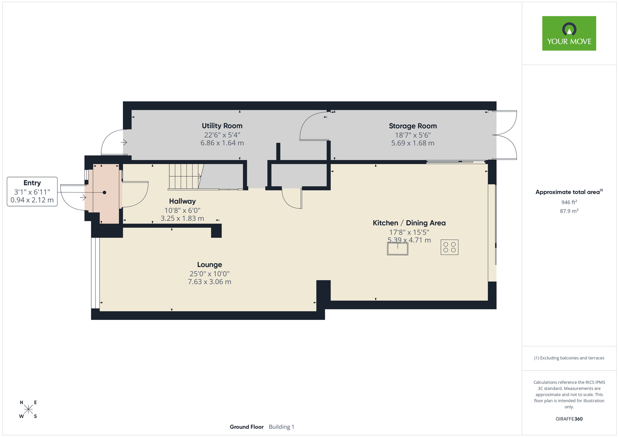 Floorplan of 4 bedroom Semi Detached House for sale, Sussex Avenue, Romford, Havering, RM3