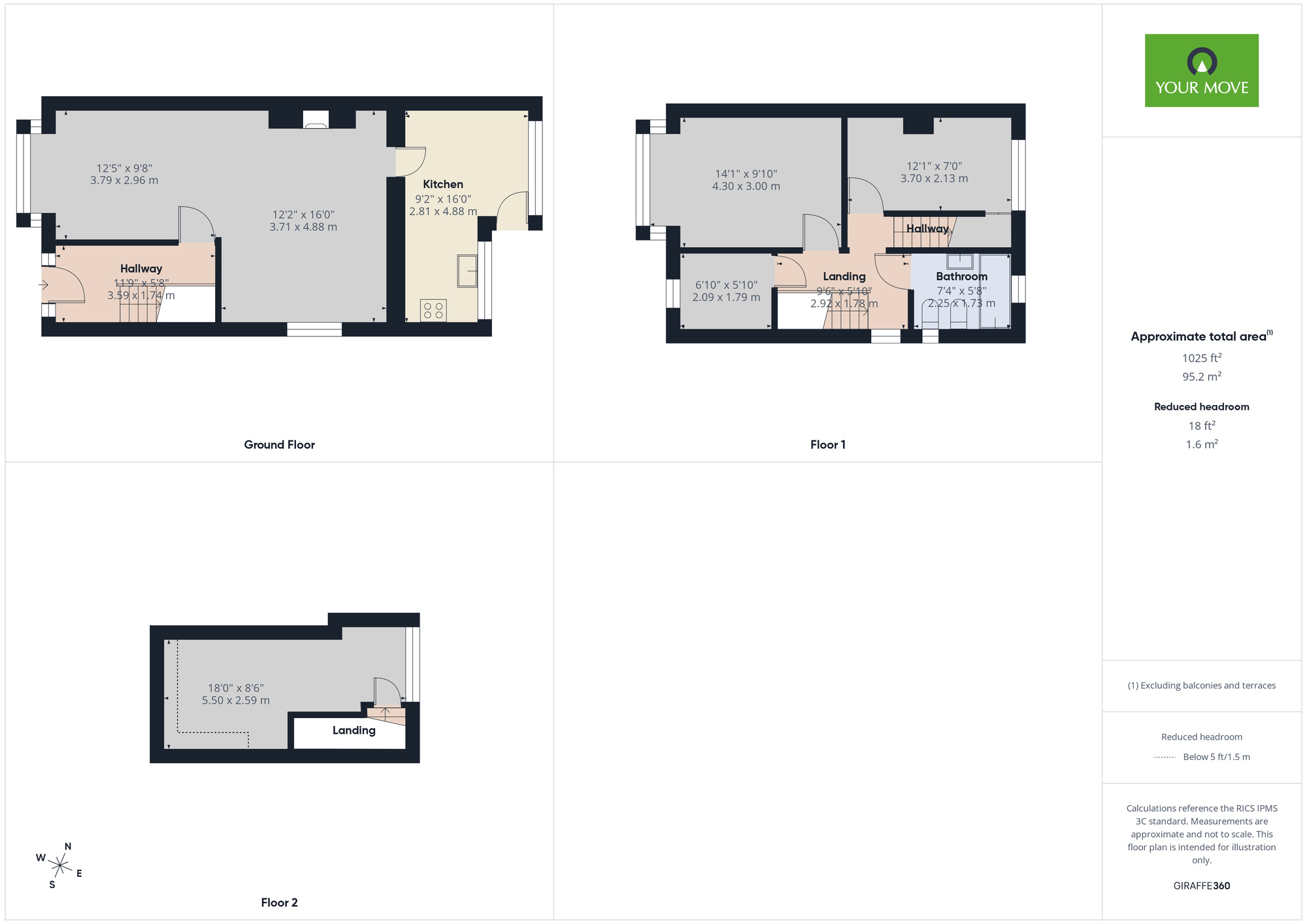 Floorplan of 4 bedroom Semi Detached House to rent, Vicarage Road, Hornchurch, RM12