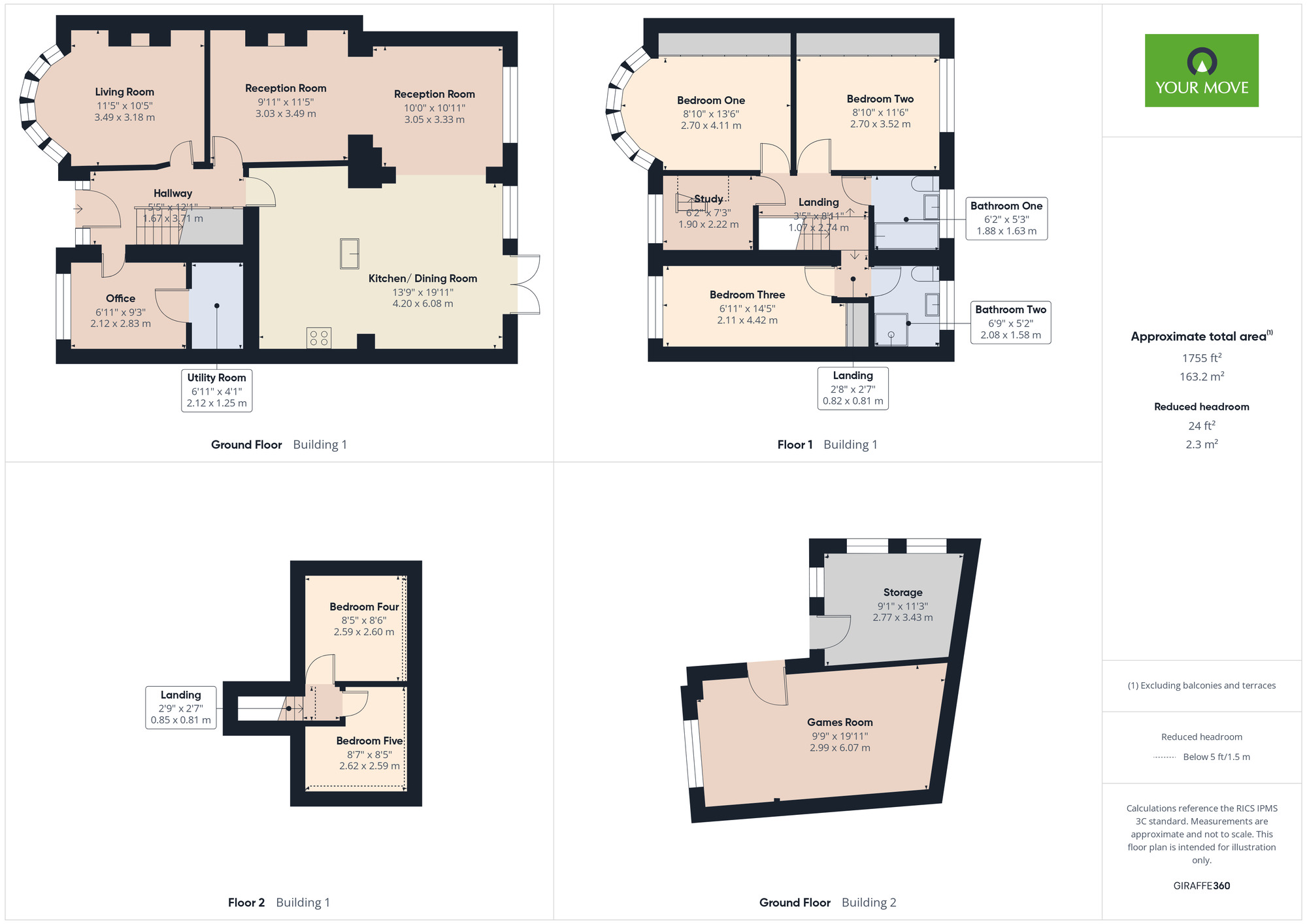 Floorplan of 4 bedroom End Terrace House for sale, Horace Avenue, Romford, RM7