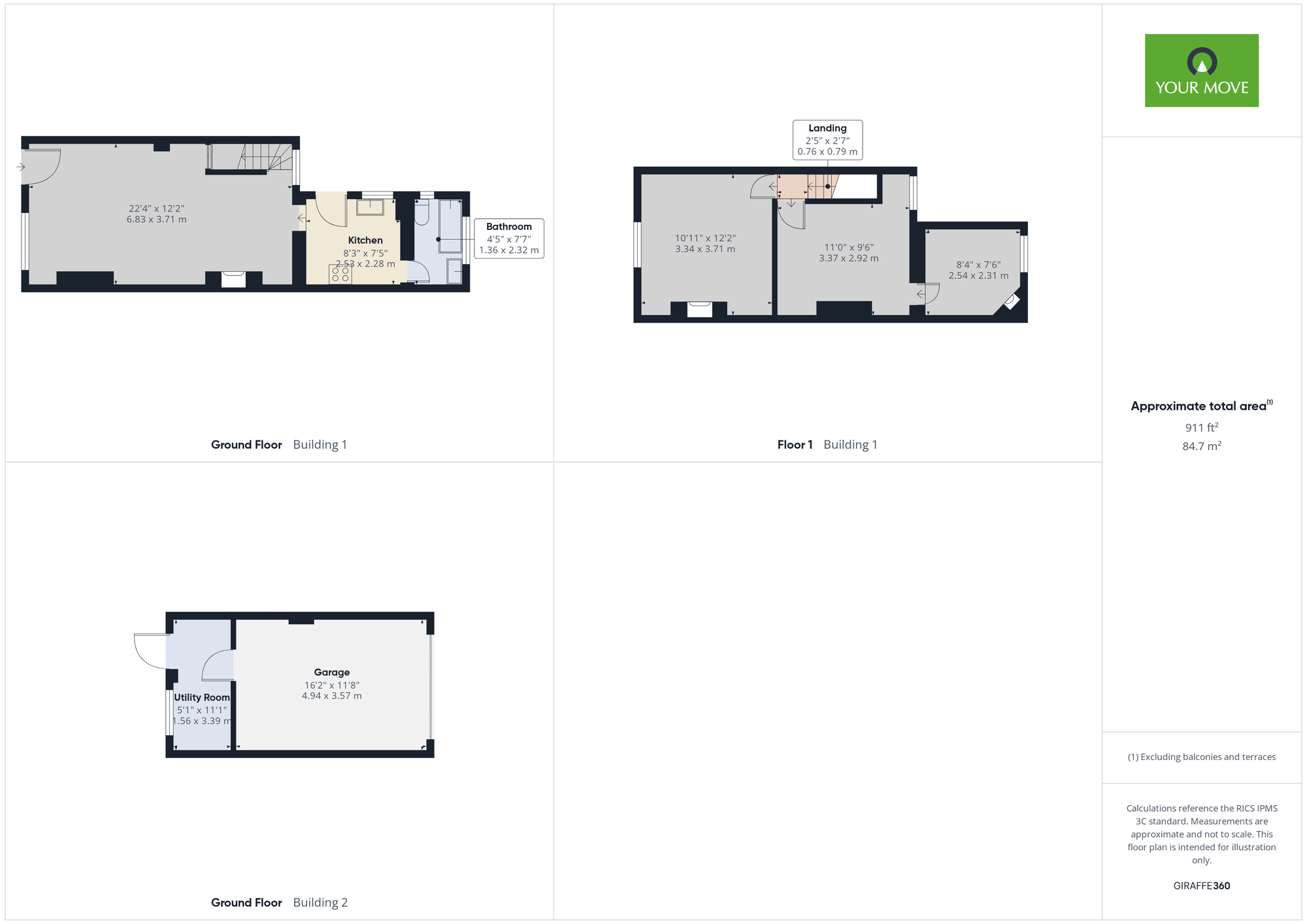 Floorplan of 3 bedroom House to rent, Abbs Cross Lane, Hornchurch, RM12