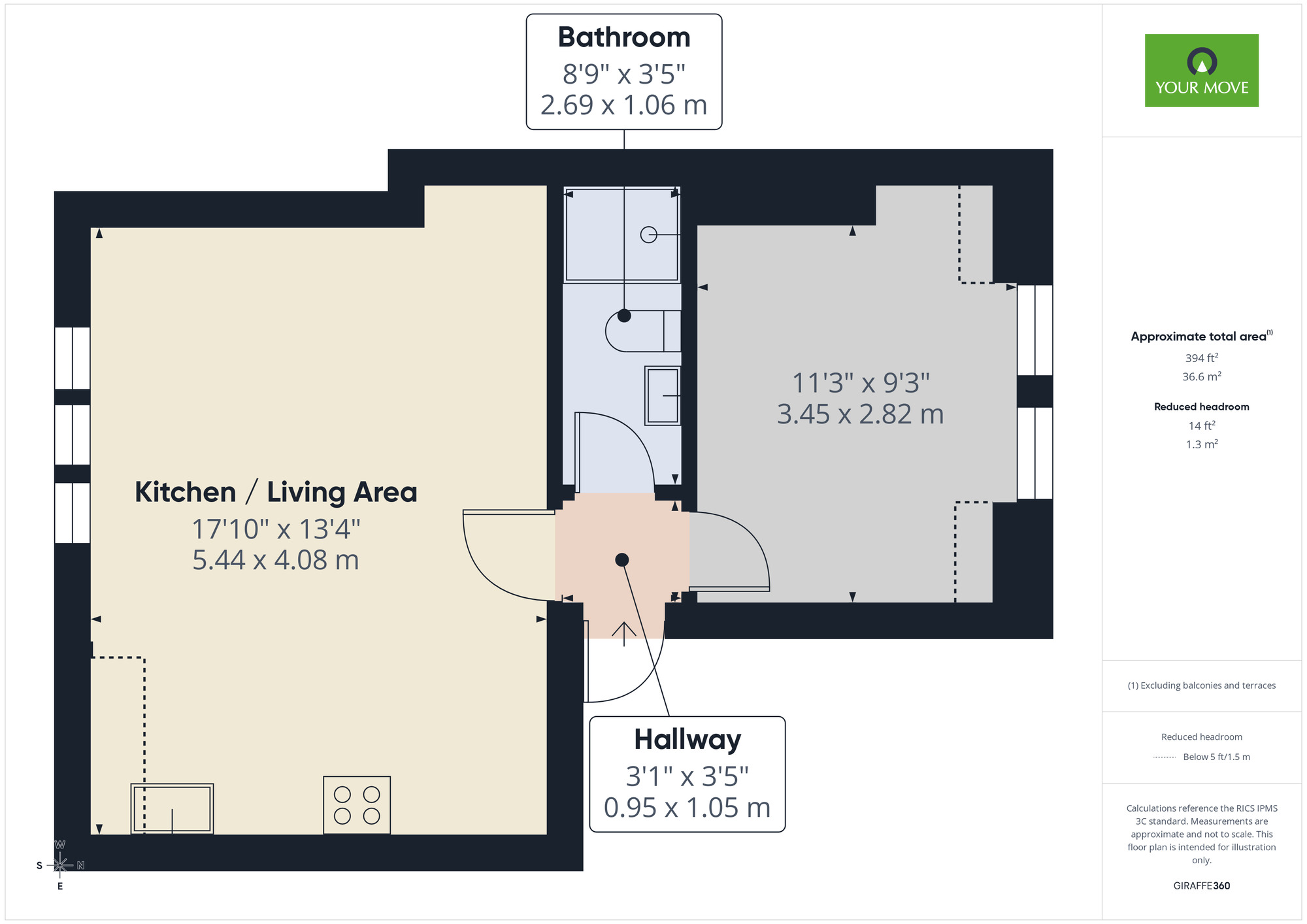 Floorplan of Flat to rent, York Road, Southend-on-Sea, Essex, SS1