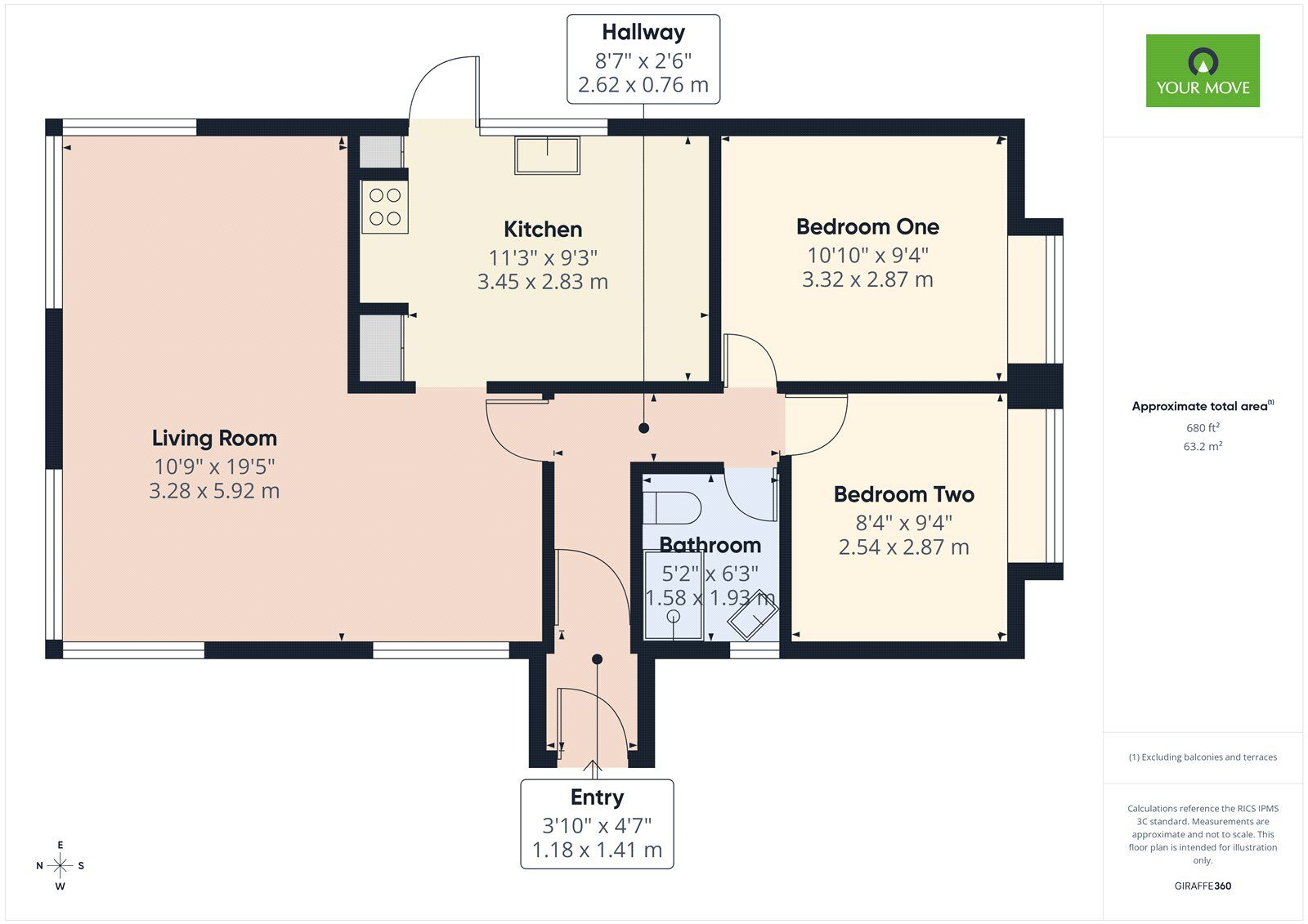 Floorplan of 2 bedroom Detached Property for sale, Sunset Drive, Havering-Atte-Bower, Romford, RM4