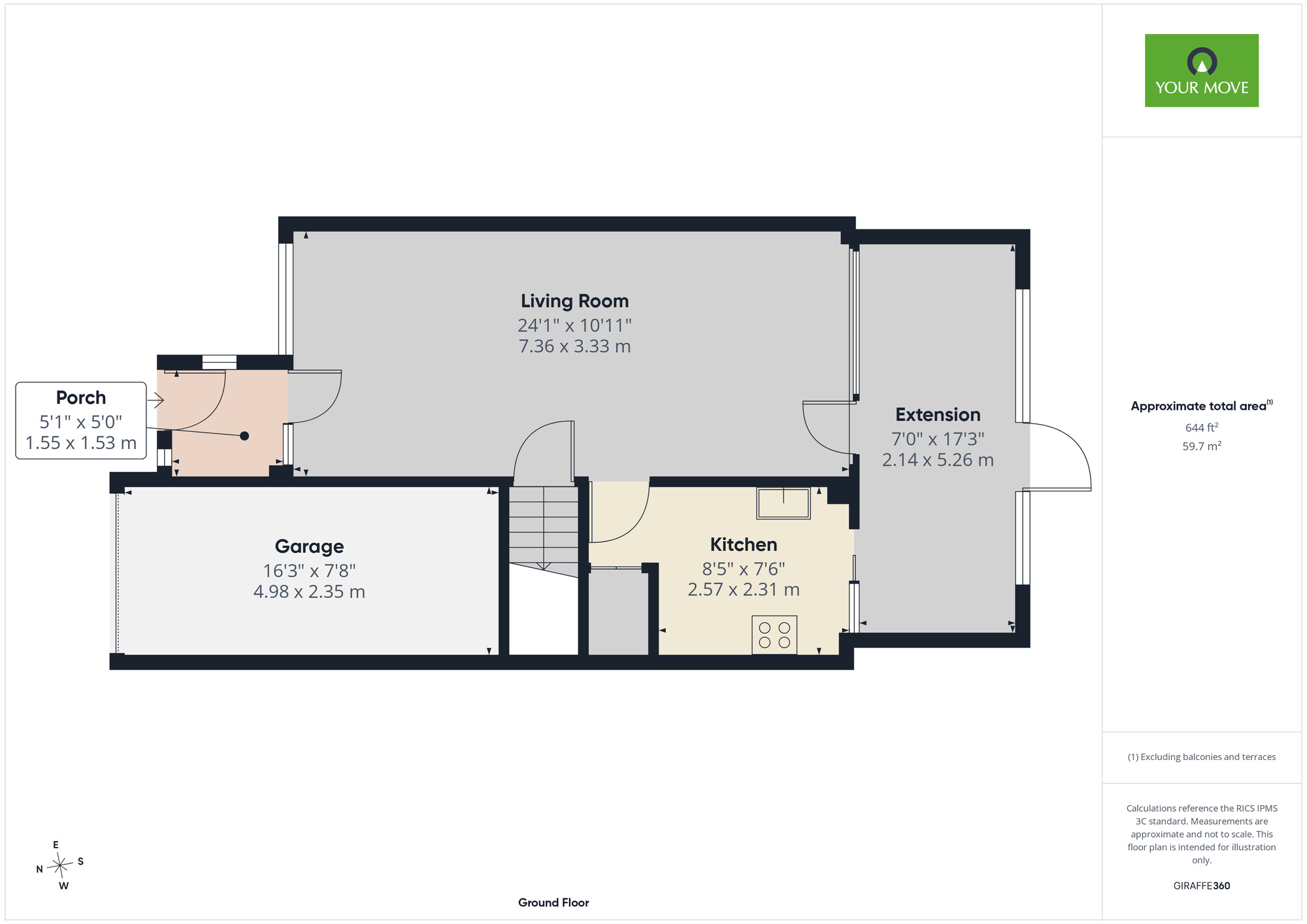Floorplan of 3 bedroom End Terrace House for sale, Astra Close, Hornchurch, Havering, RM12