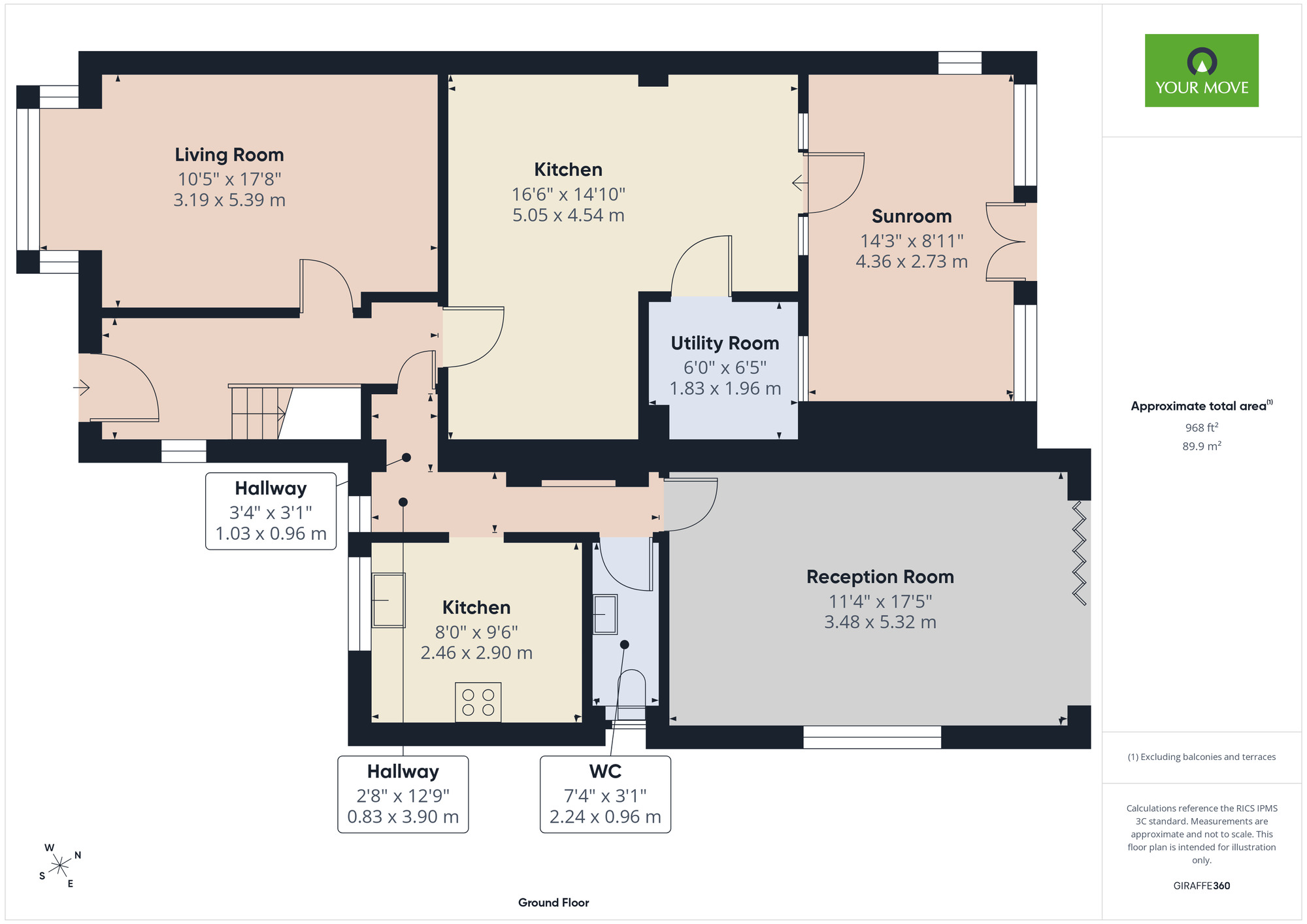 Floorplan of 5 bedroom Semi Detached House for sale, Sussex Avenue, Romford, RM3