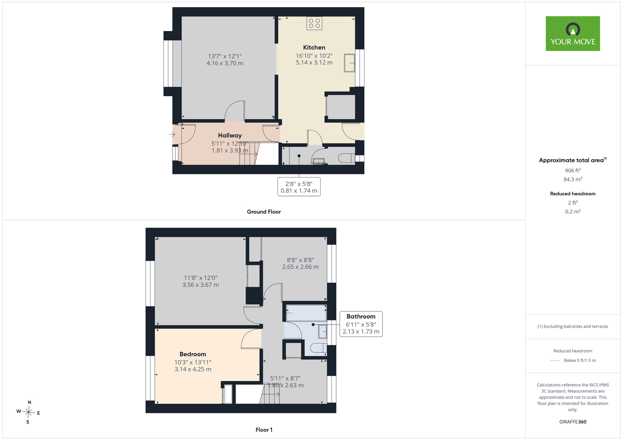 Floorplan of 3 bedroom House to rent, Swindon Lane, Romford, RM3