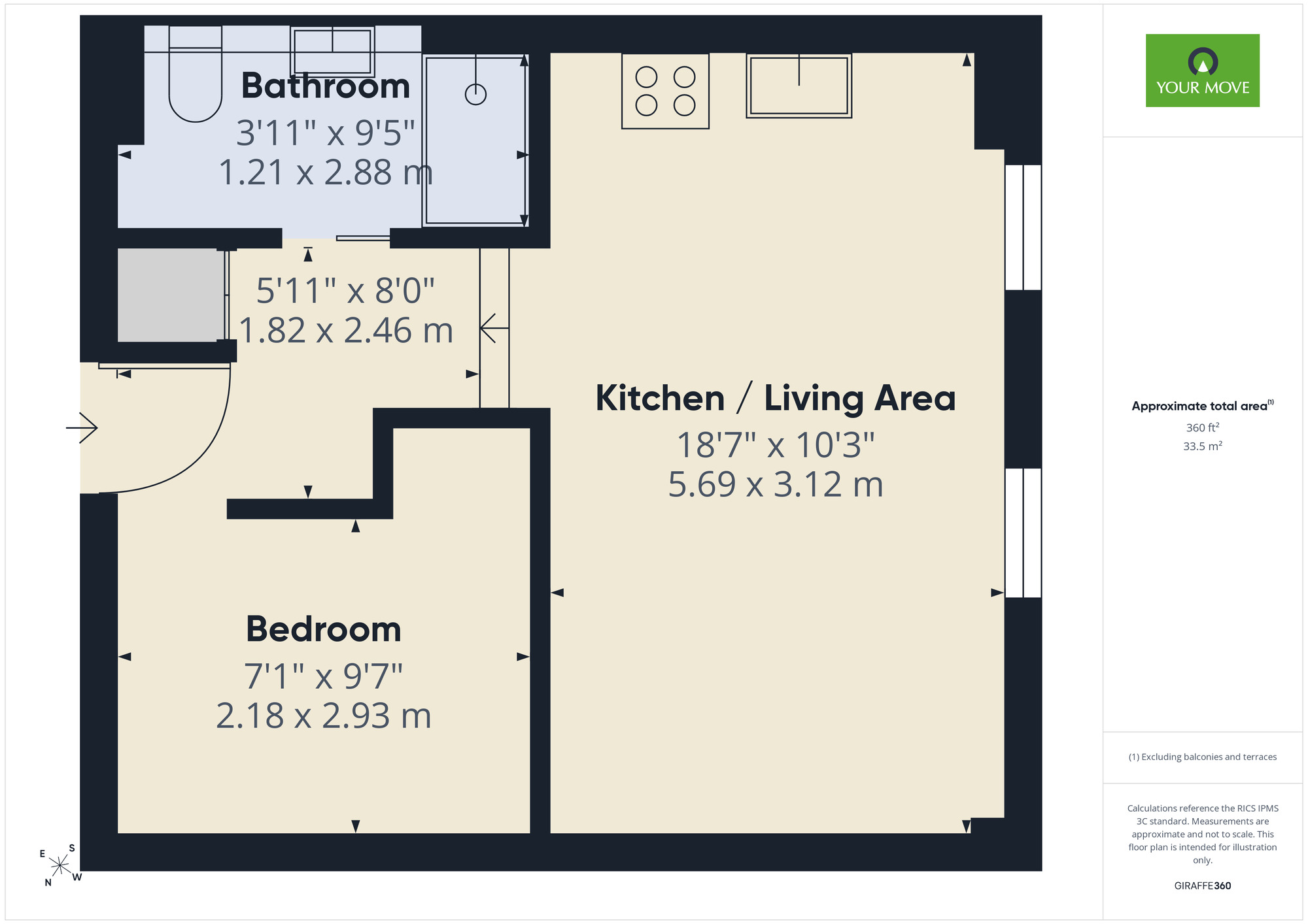 Floorplan of 1 bedroom House to rent, High Street, Hornchurch, RM12