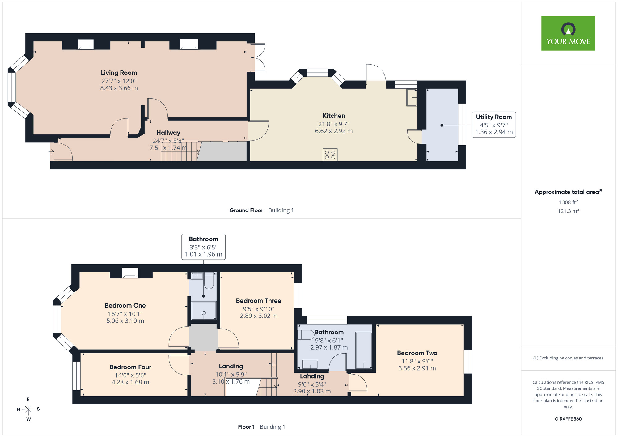 Floorplan of 4 bedroom Semi Detached House for sale, Heath Park Road, Heath Park, Romford, RM2