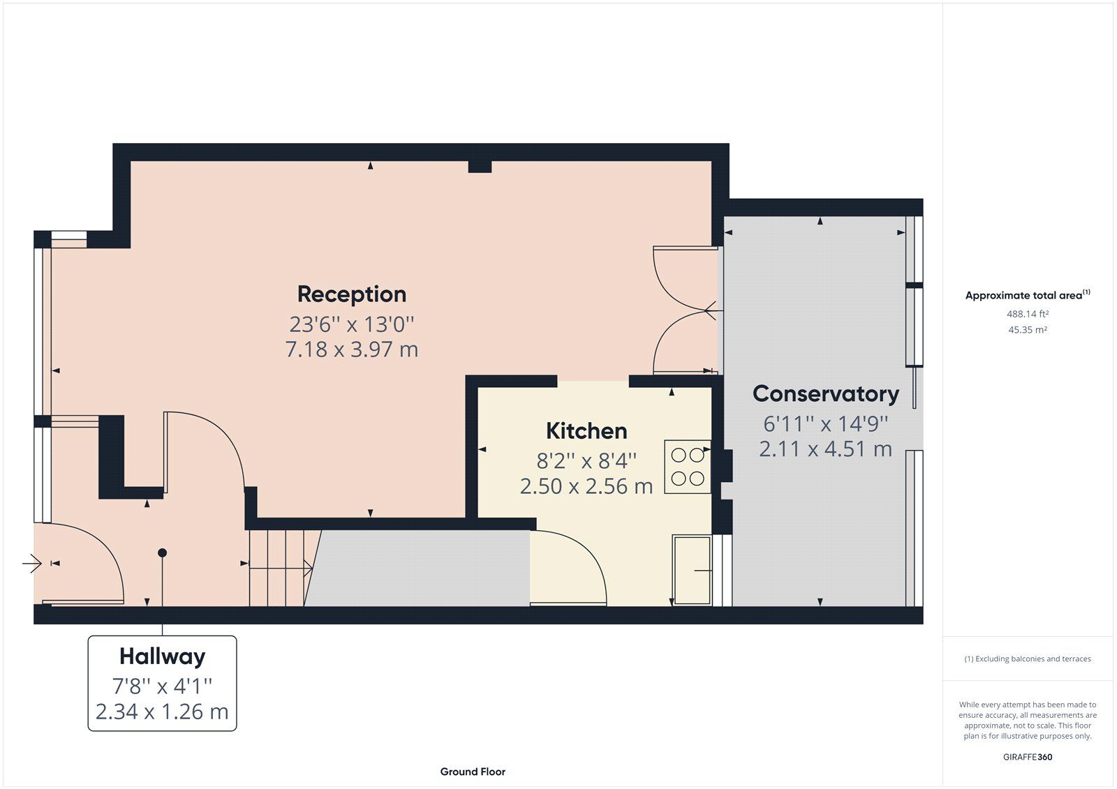 Floorplan of 3 bedroom Mid Terrace House to rent, Dudley Road, Romford, RM3
